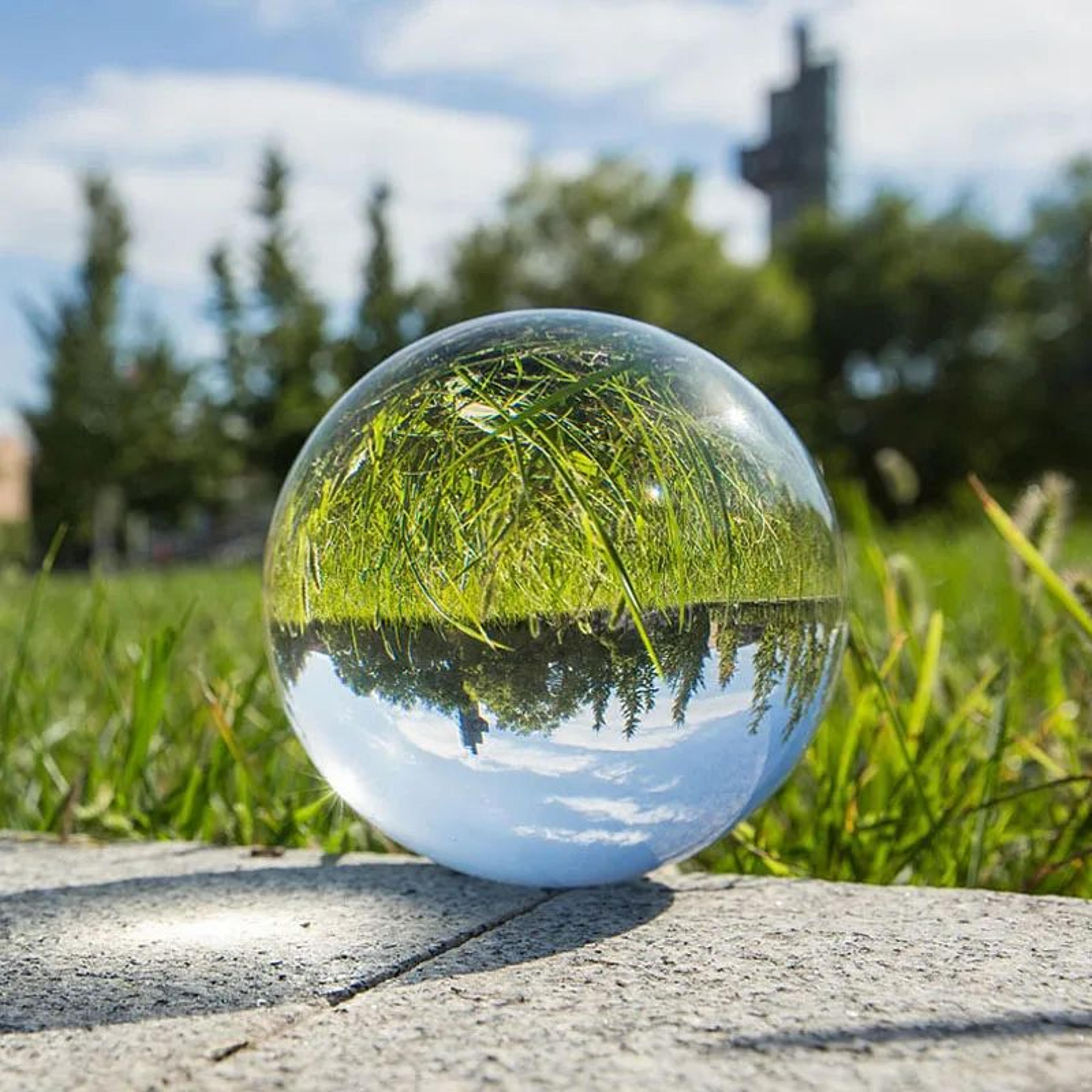 K9 Clear Crystal Ball Decor  Solid Glass Sphere Figurine For Home Display Photography Props  Elegan 2