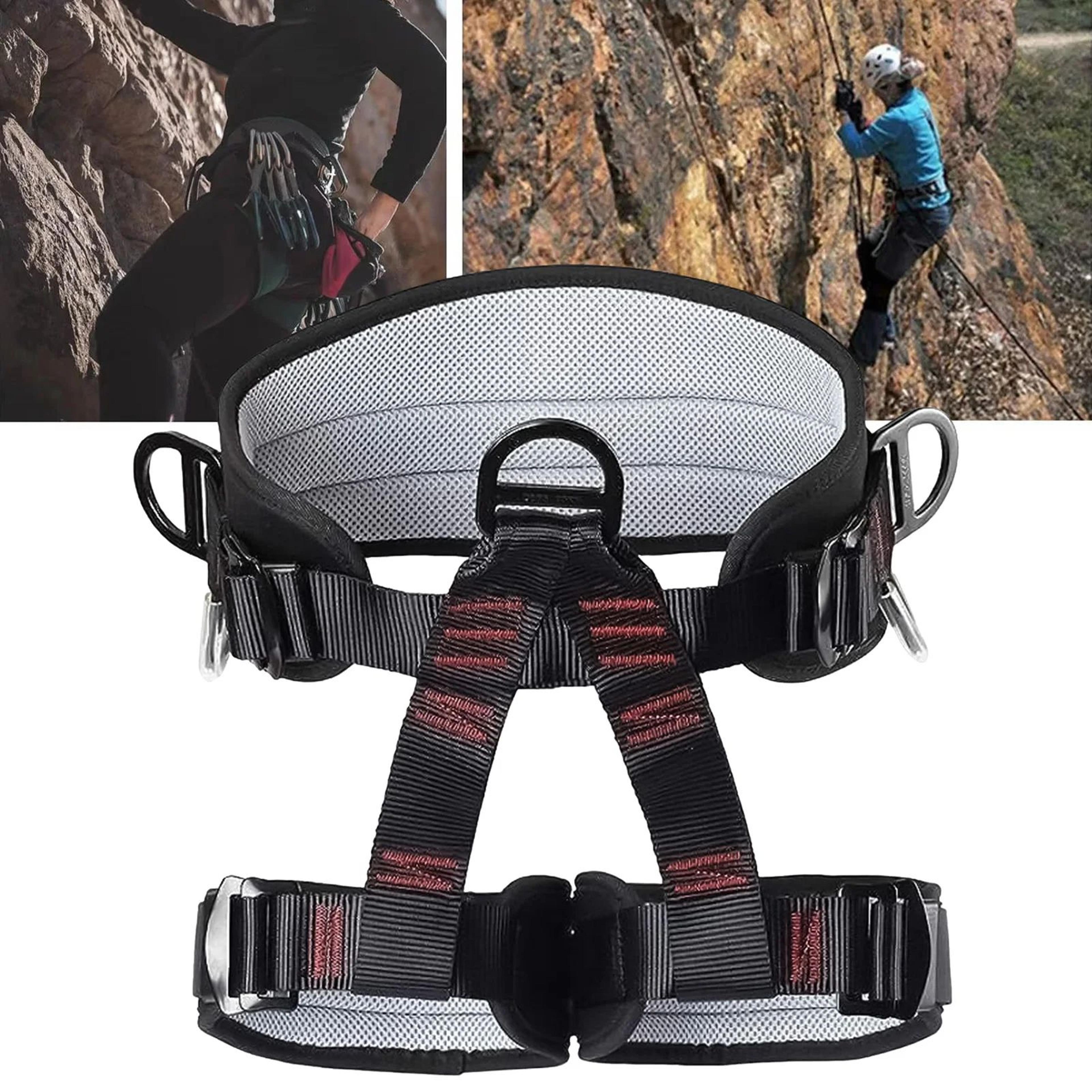 Roofing Safety Harness Kit Half Body  Padded Fall Protection Belt With Safety Rope For Construction 0
