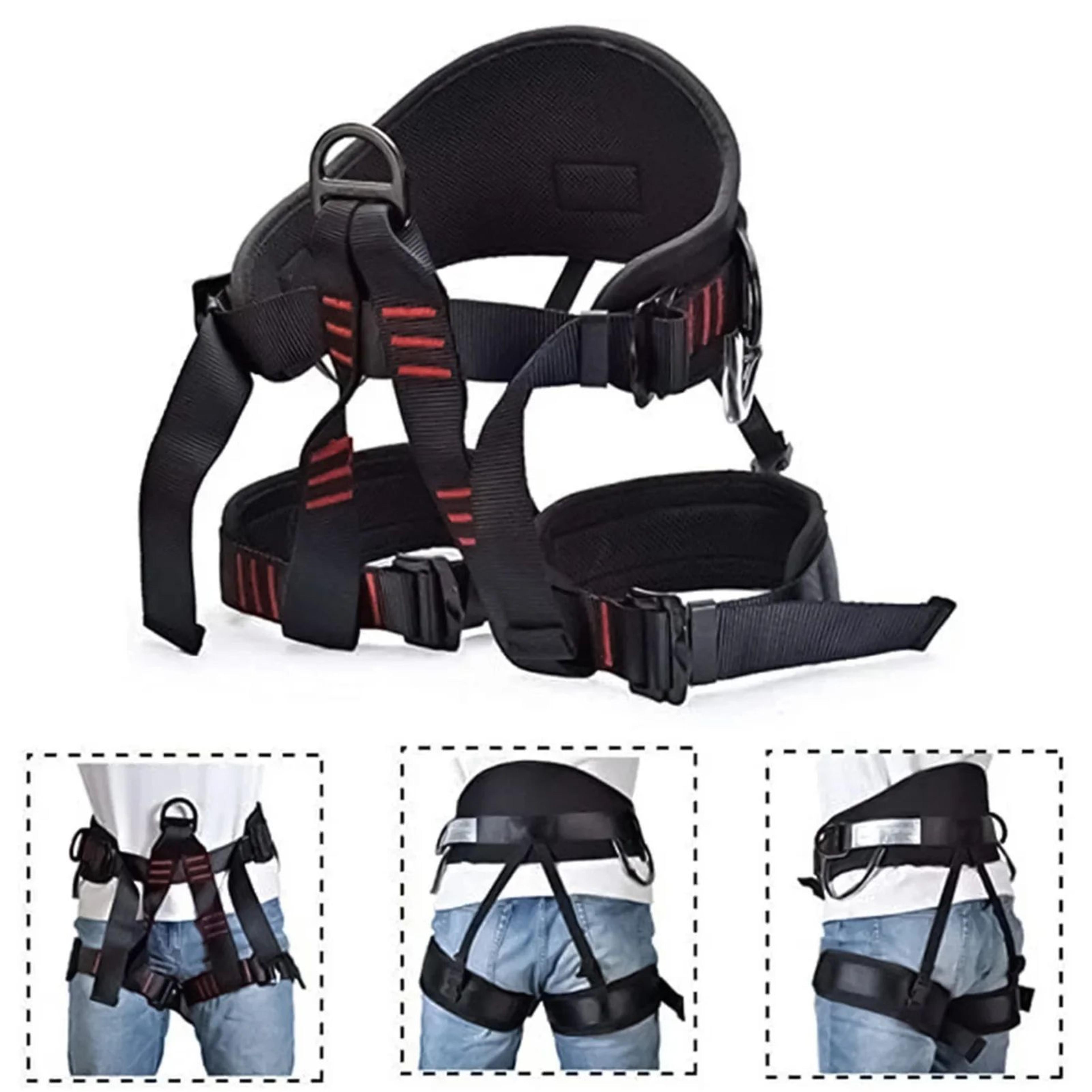 Roofing Safety Harness Kit Half Body  Padded Fall Protection Belt With Safety Rope For Construction 1