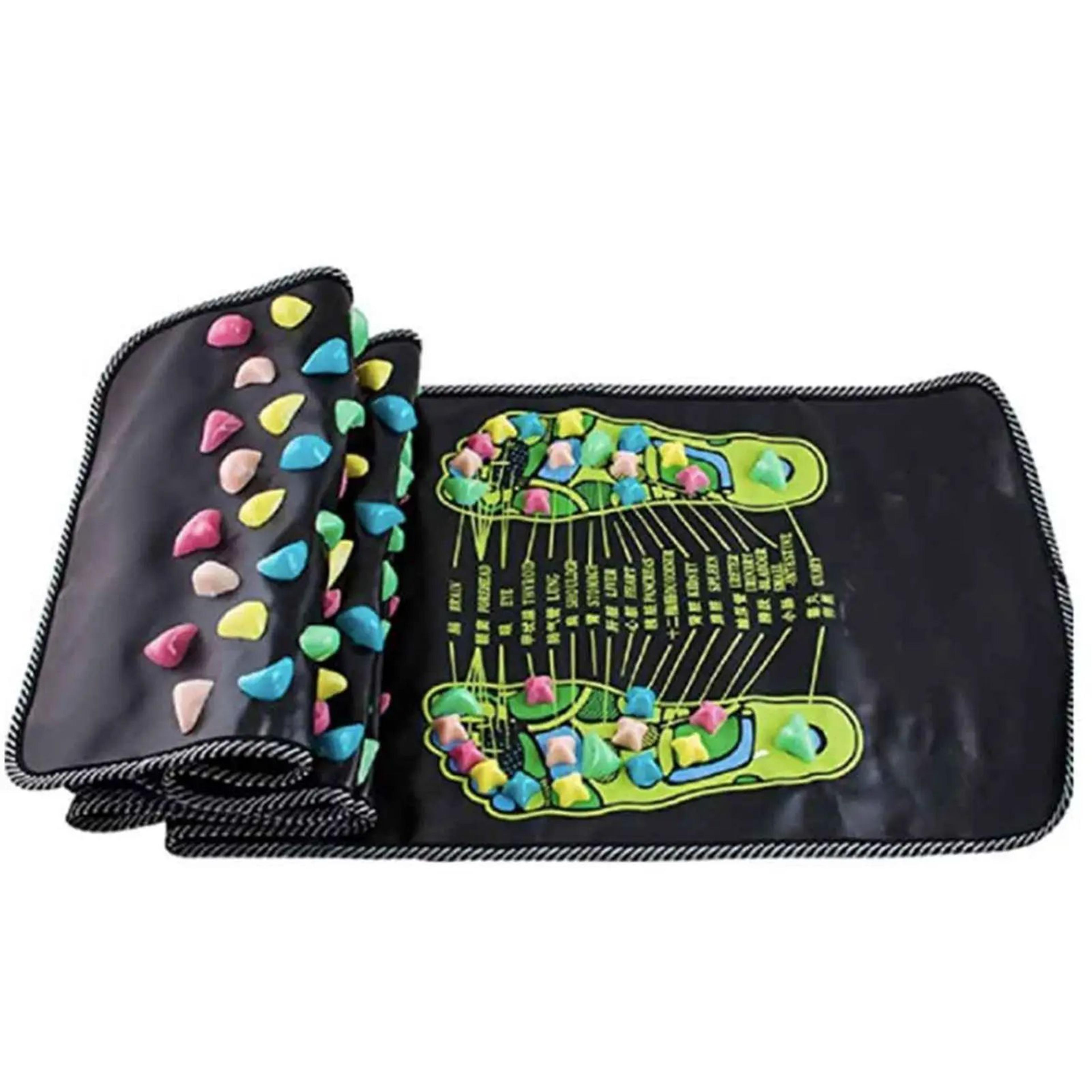 Foot Reflexology Acupressure Massage Mat  Acupuncture Stone Pad For Relaxation Pain Relief  Healthy 3