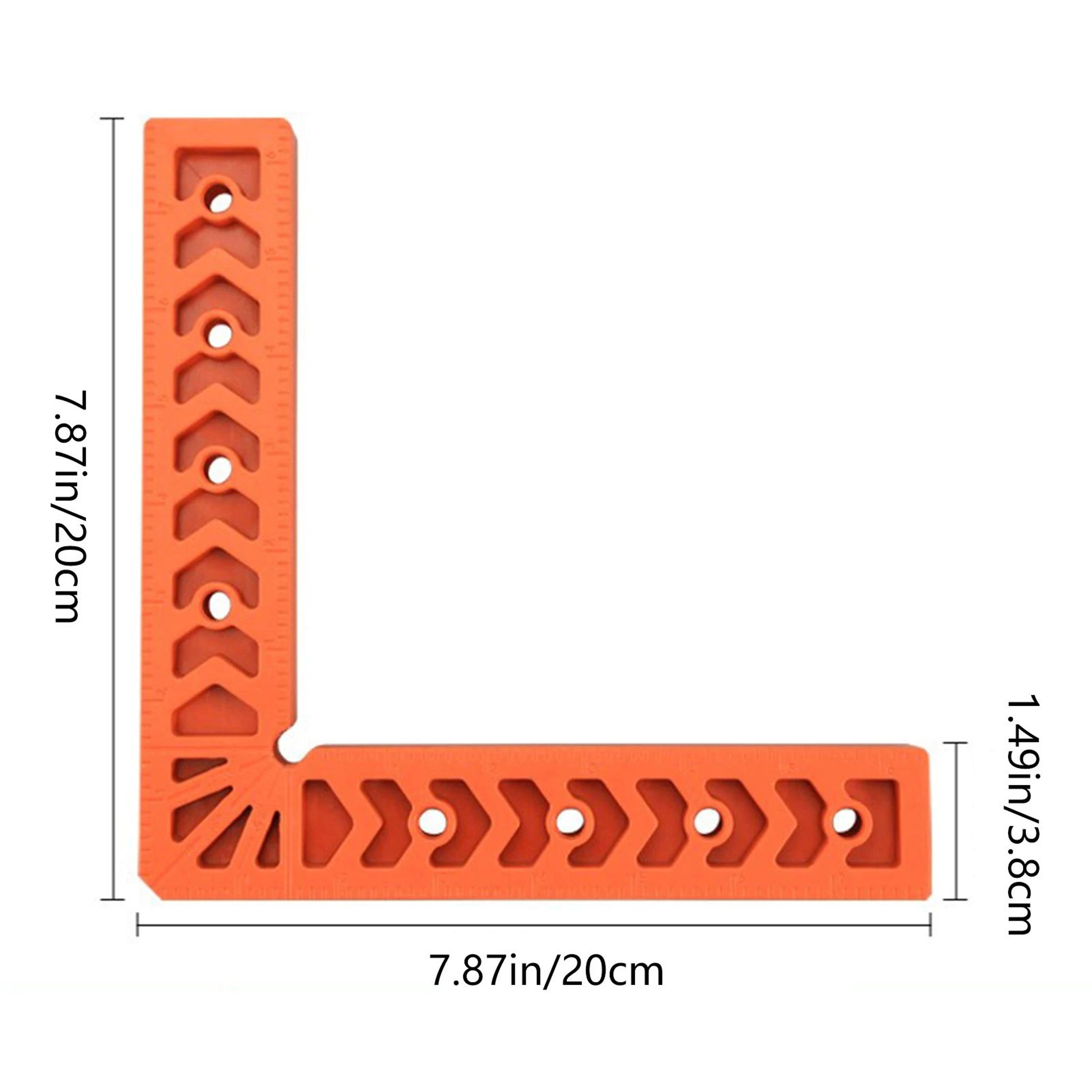 90 Right Angle Clamp Set  LType Positioning Square Ruler For Woodworking Cabinet Box Frame Splicing 4