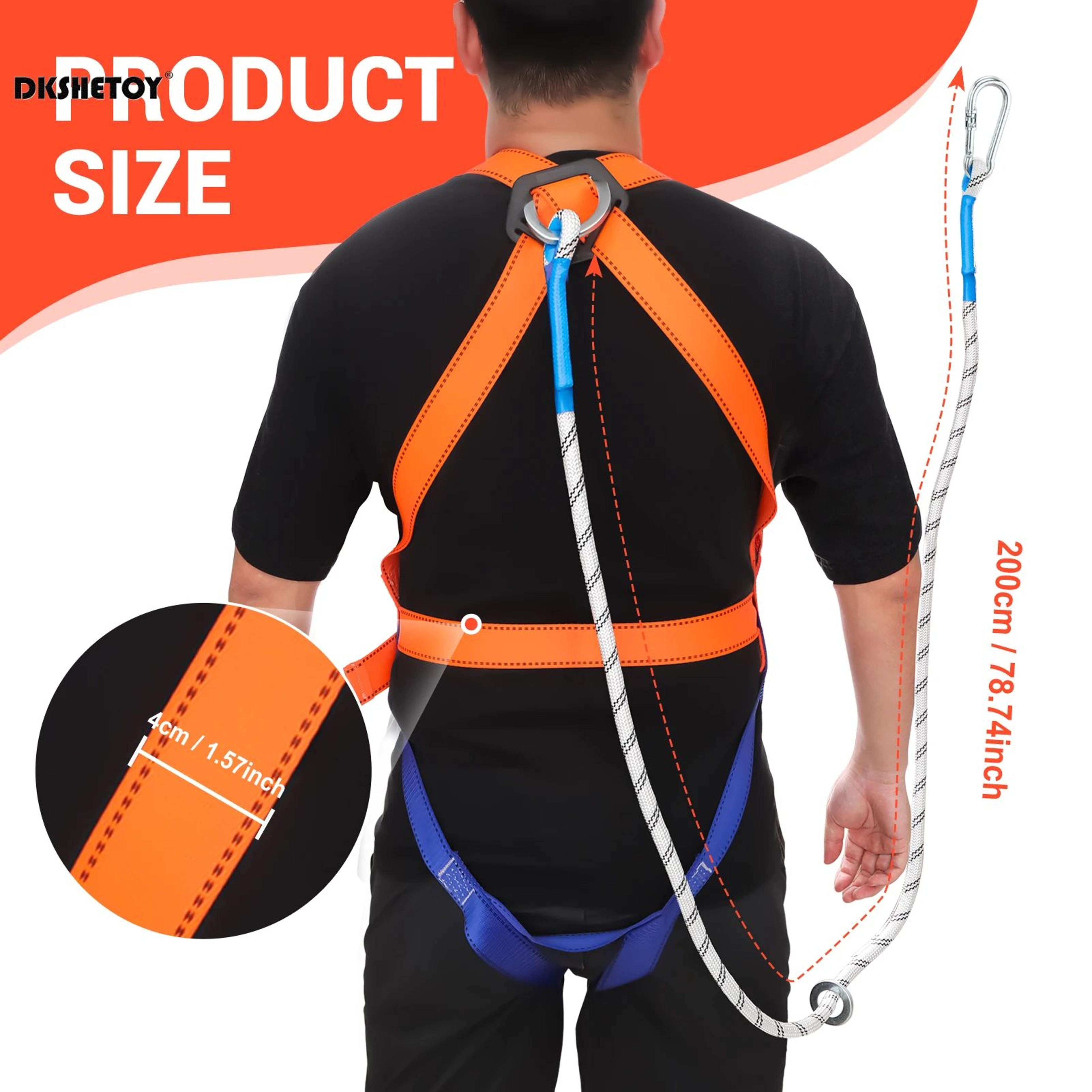 4850 Lbs Heavy Duty Safety Harness With Hook  Fall Protection Belt For AC Installation Roofing  Hig 1