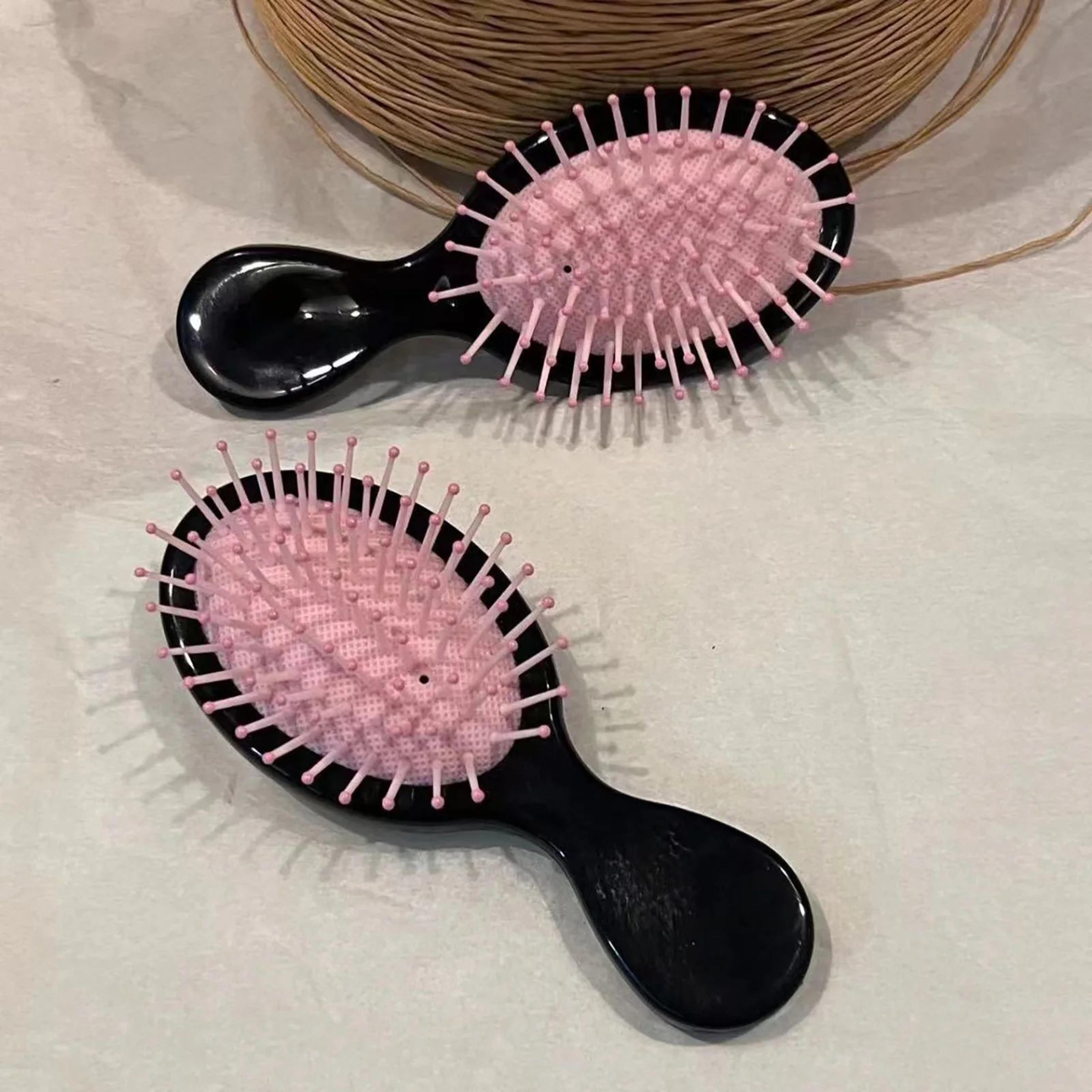 Cute Bow Air Cushion Hair Brush AntiStatic Detangling Comb  FoldingNonFolding Scalp Massage Hairbru 2