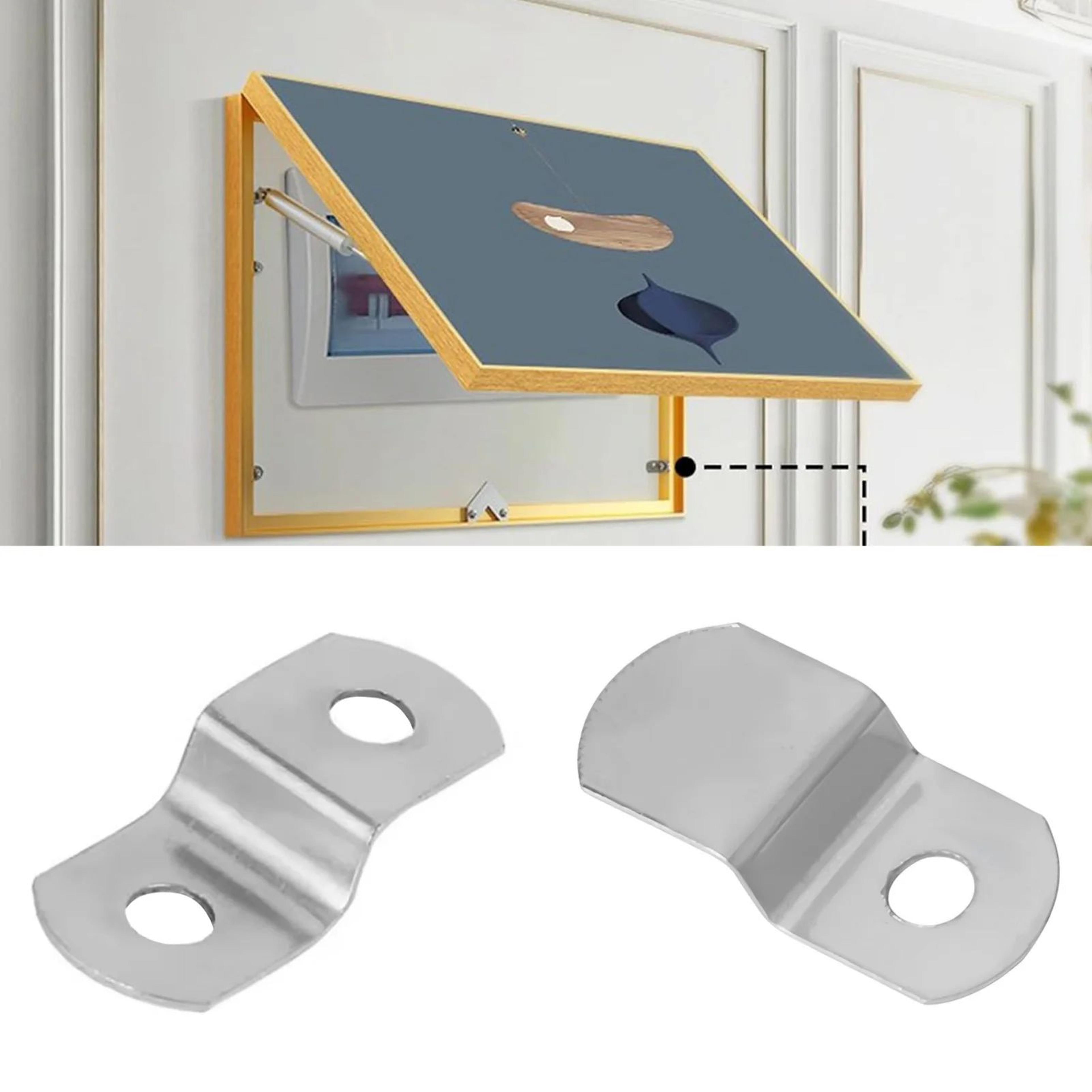 HeavyDuty Z Shape Offset Corner Brackets  Canvas Frame Clips Kit W Screws Iron Support Braces For D 4