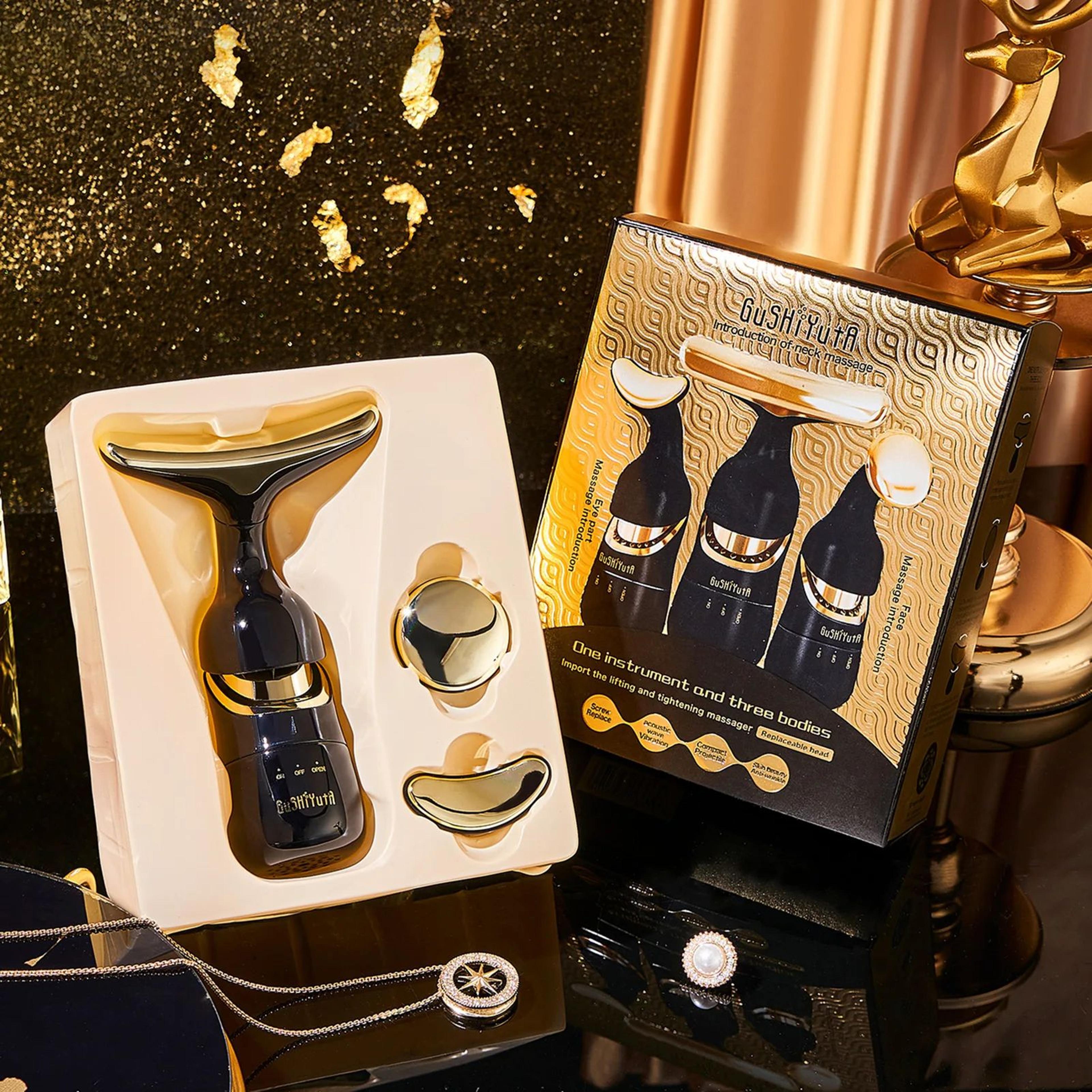 3 In 1 Facial Firming  Lifting Device For Face Neck  Eyes AntiAging Massage Face Slimmer Sculpting  12