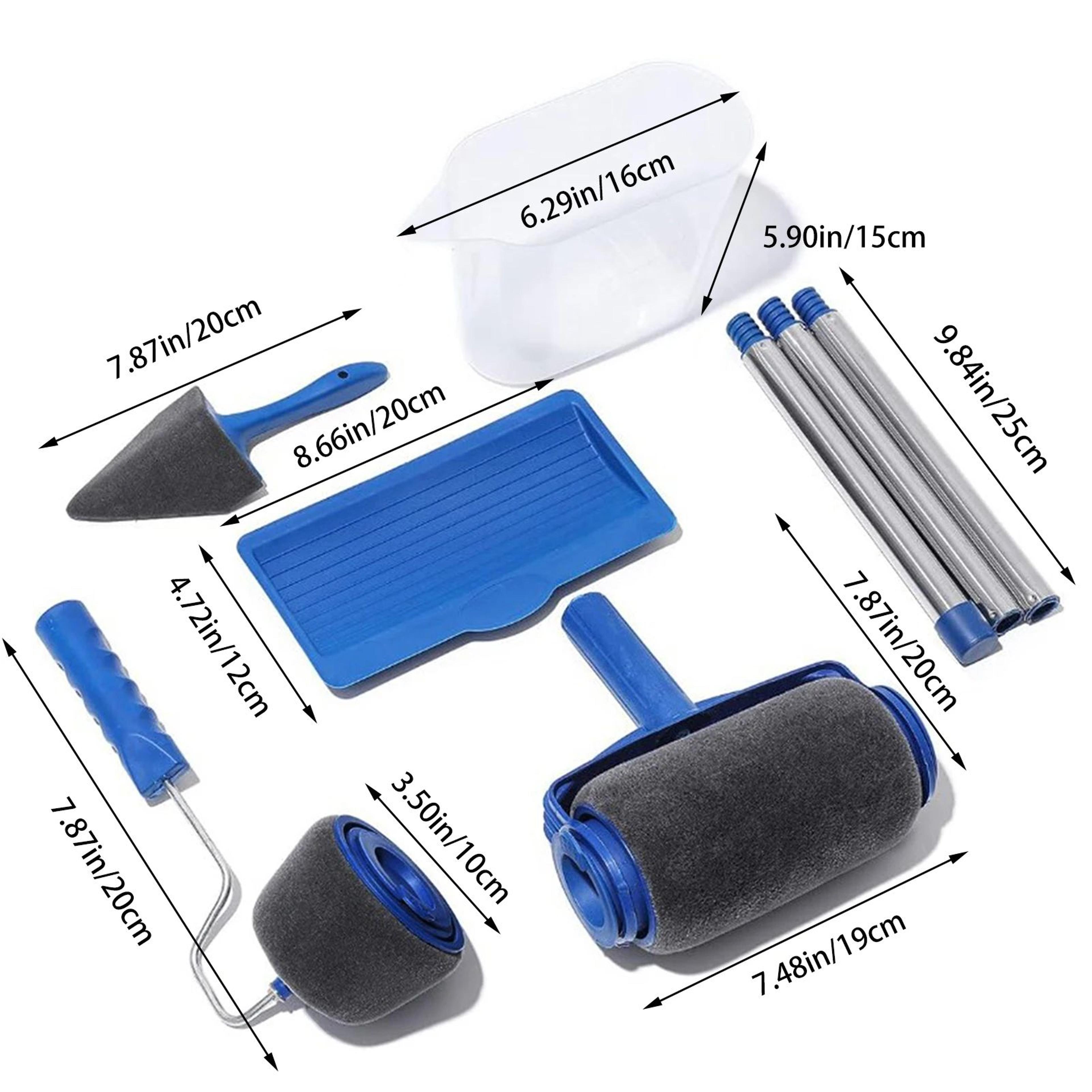 Professional Corner Paint Roller Brush Set Foam Triangle Edge Painter For Interior Walls Ceilings   7