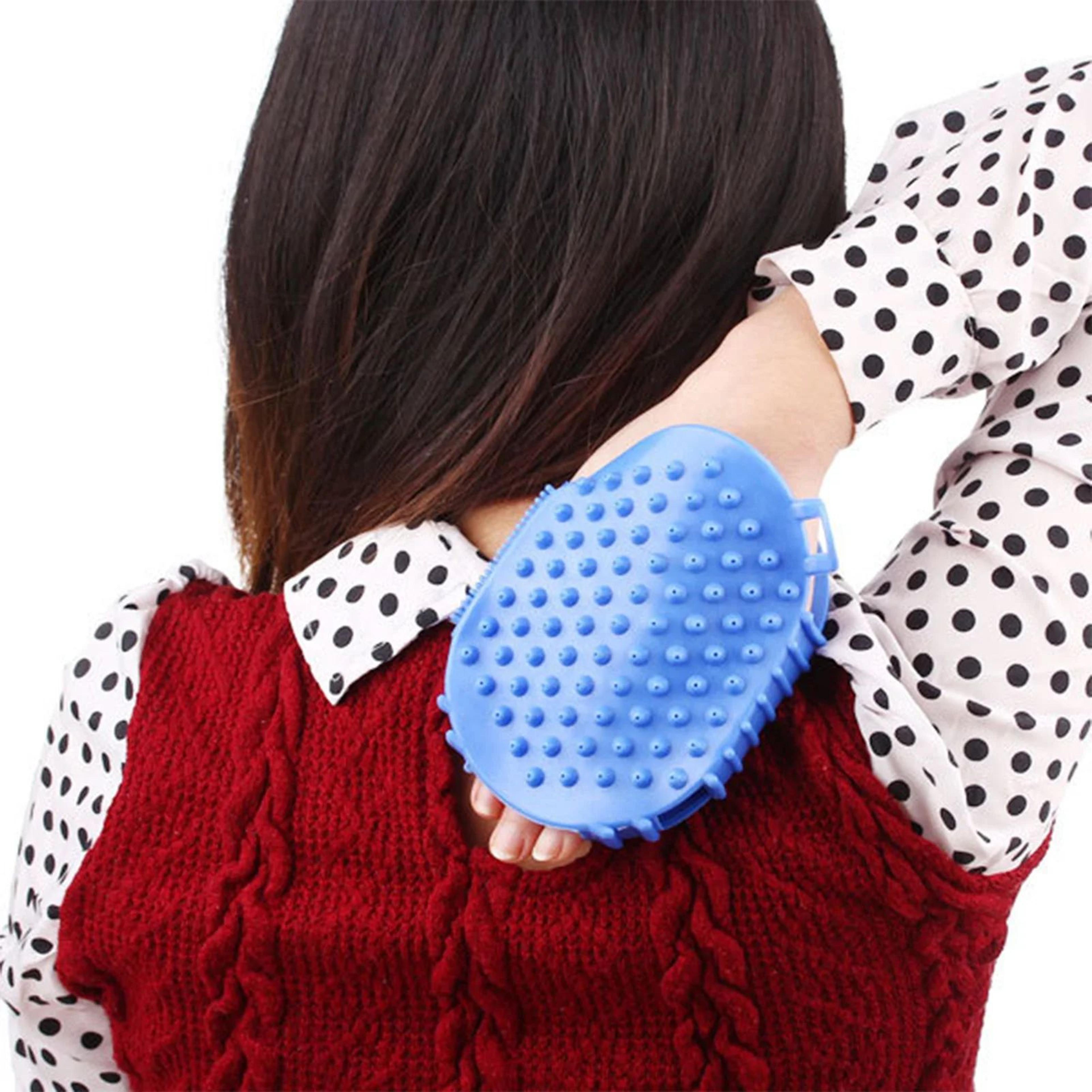 DoubleSided Body Massage Brush With 360 Rotating Steel Ball Portable Scraping Massager For Muscle R 2