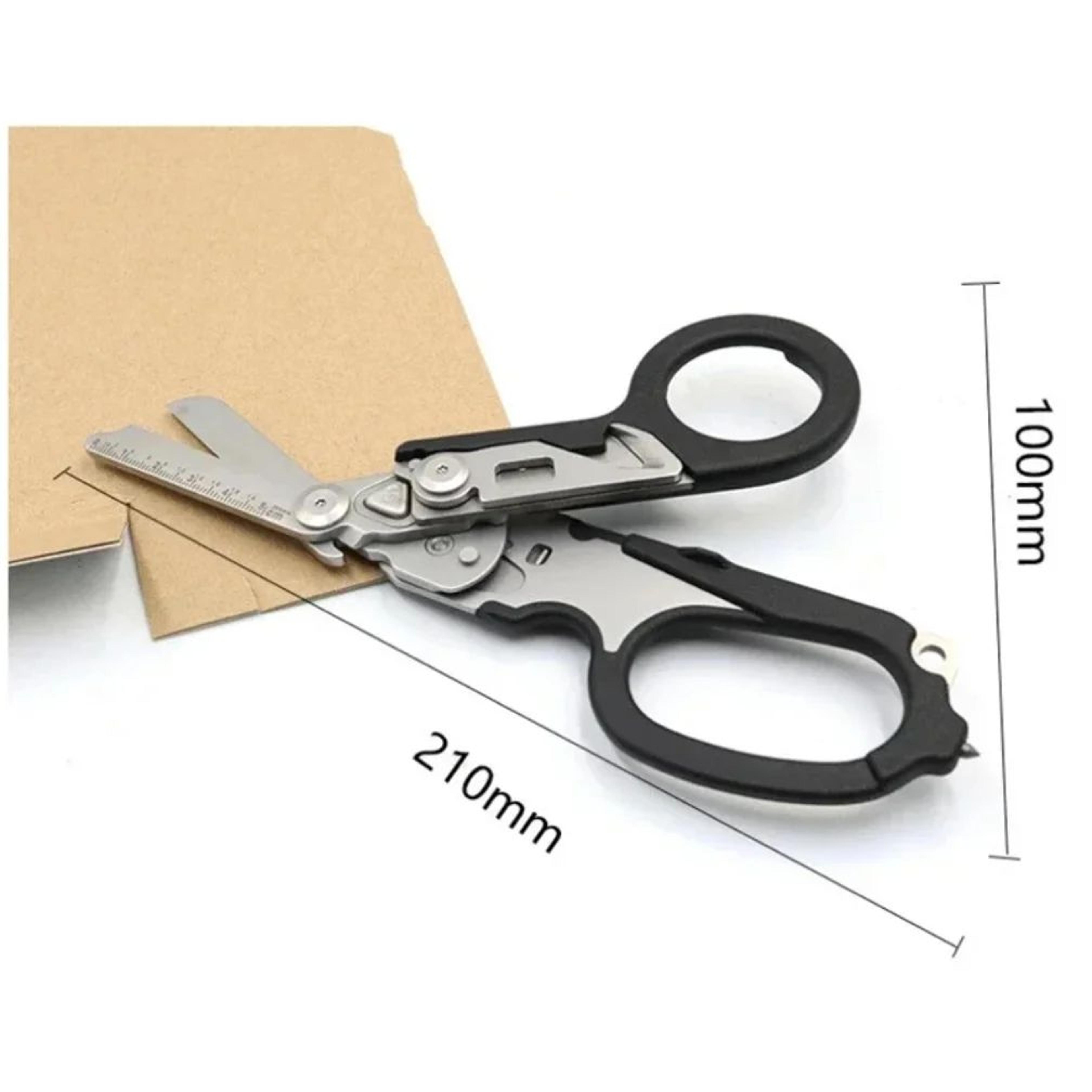 Tactical Folding Trauma Shears MultiTool Survival Scissors For First Aid EMT Rescue Outdoor EDC Eme 4