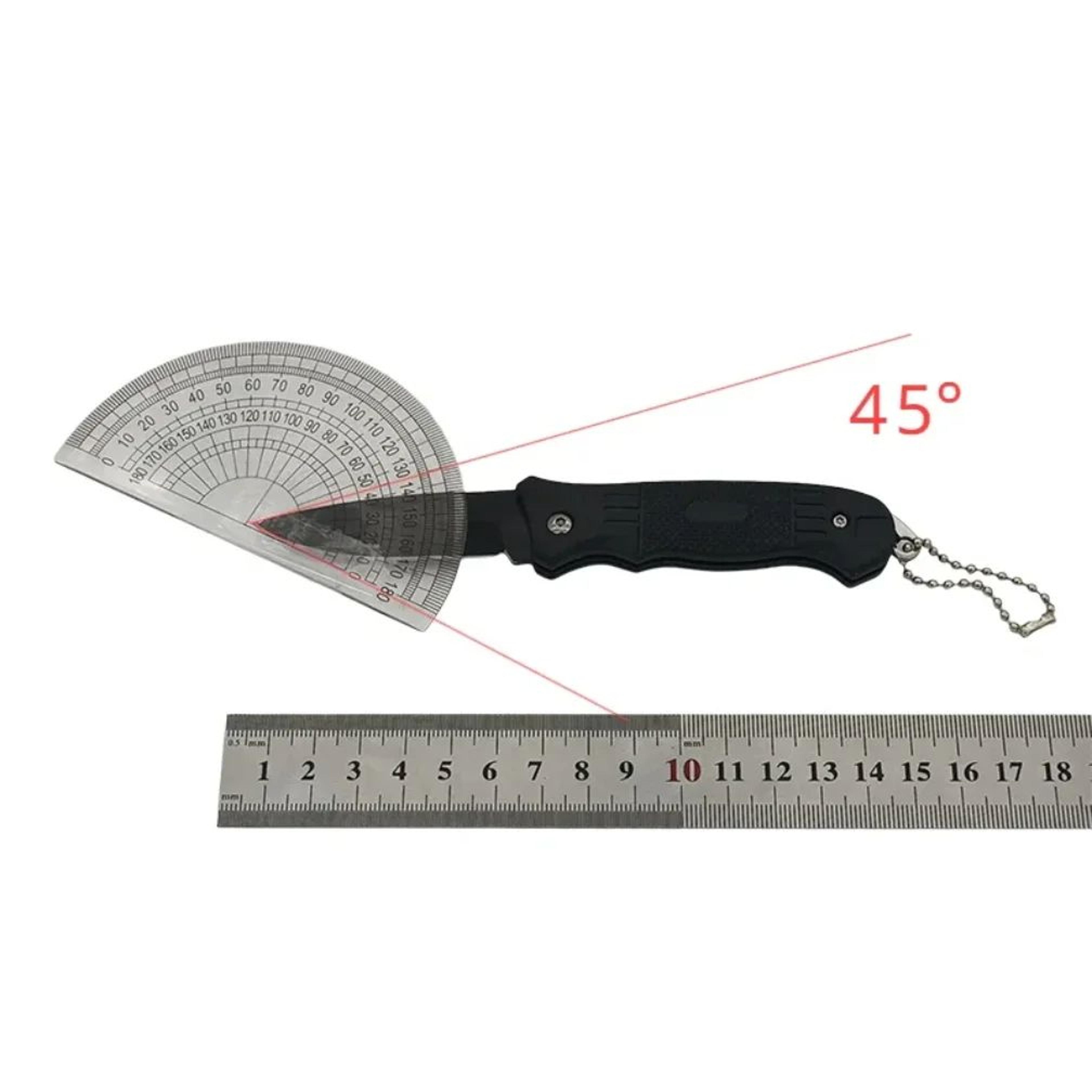 Stainless Steel Mini Folding Keychain Knife High Hardness EDC Pocket Tool For Camping Survival  Eve 1
