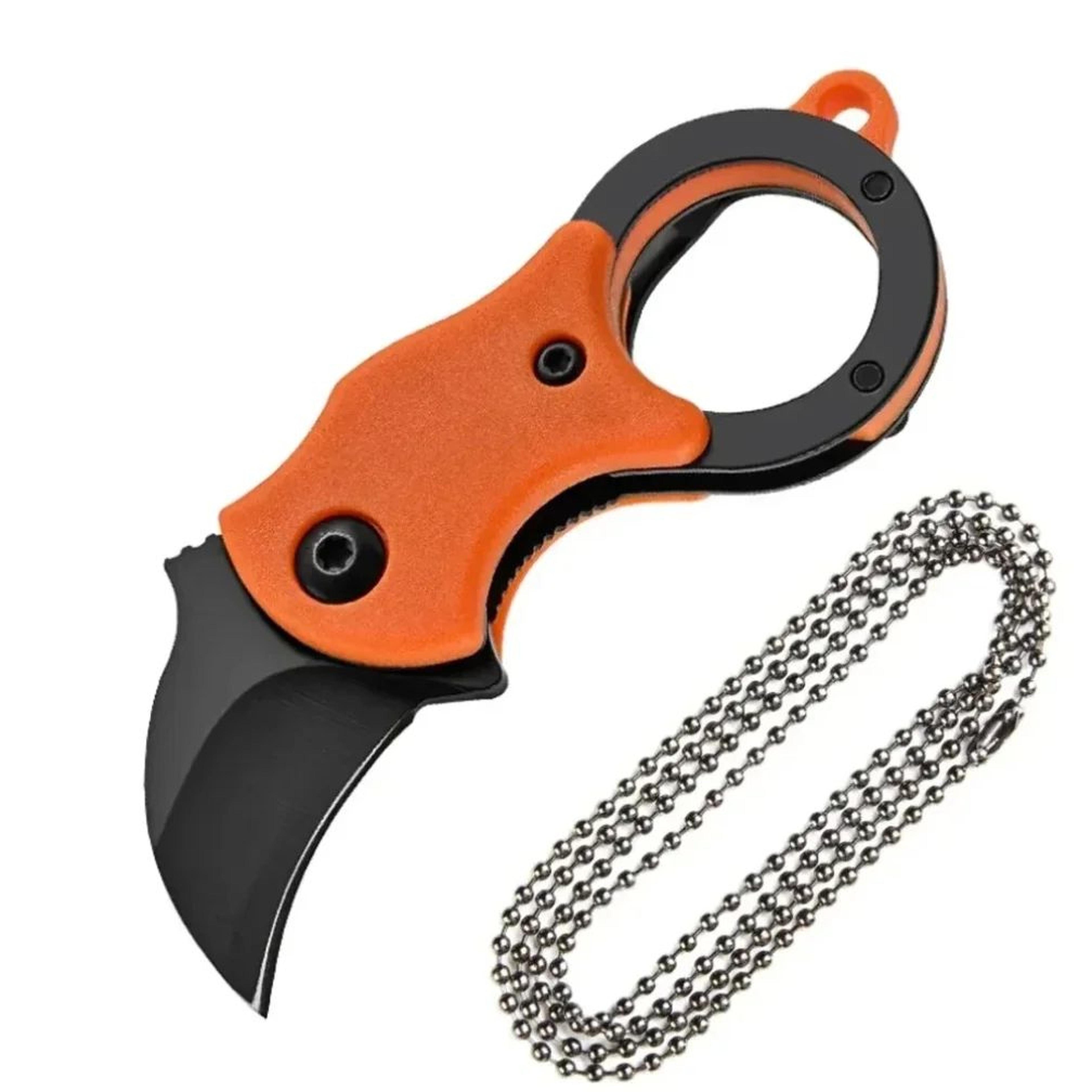 Stainless Steel Mini Keychain Knife  Peeler Fixed Blade EDC Tool With Chain For Camping Travel Pack 7
