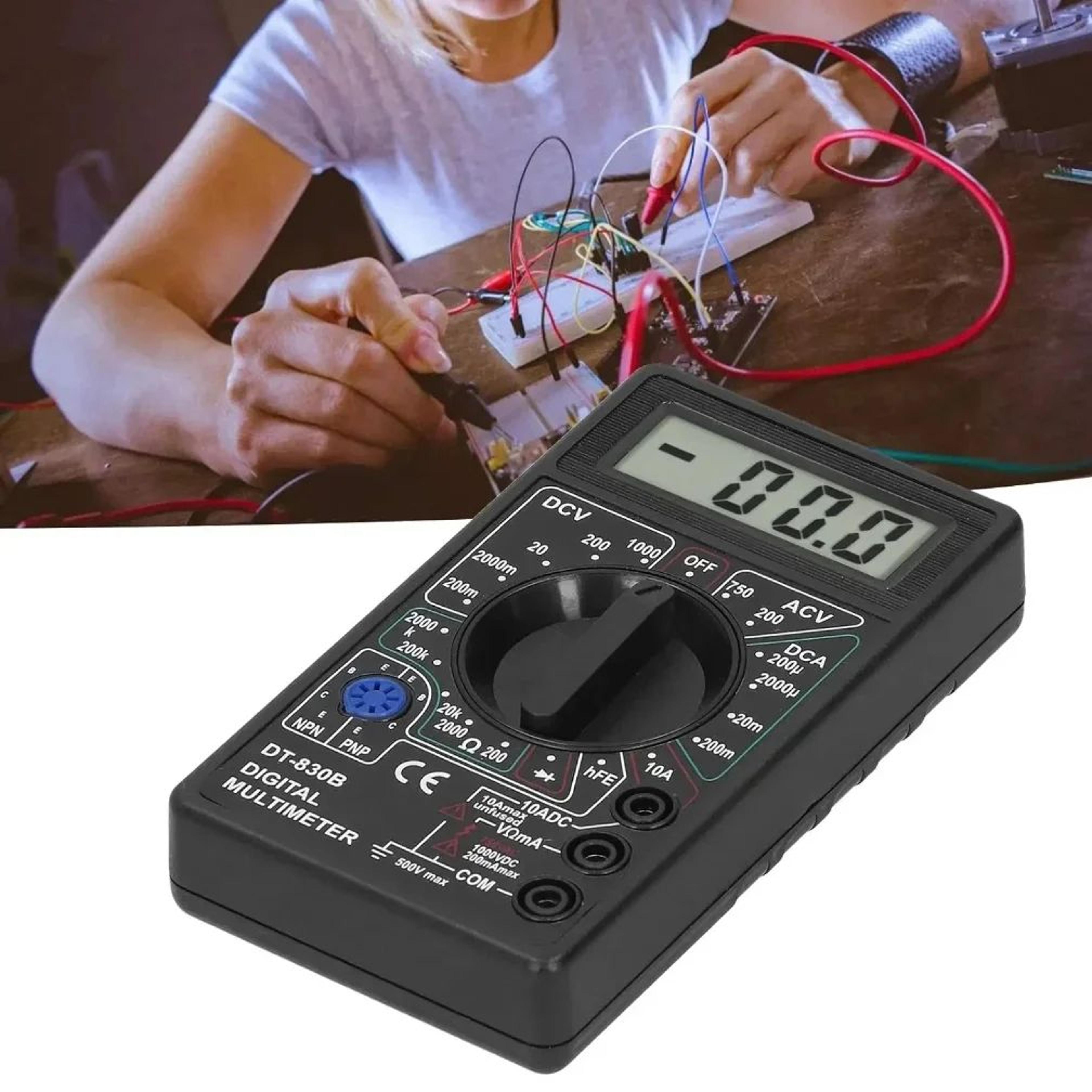 DT830B Digital Multimeter Tester  Portable Voltmeter Ammeter Ohm Meter For Car Battery Circuit  Ele 2