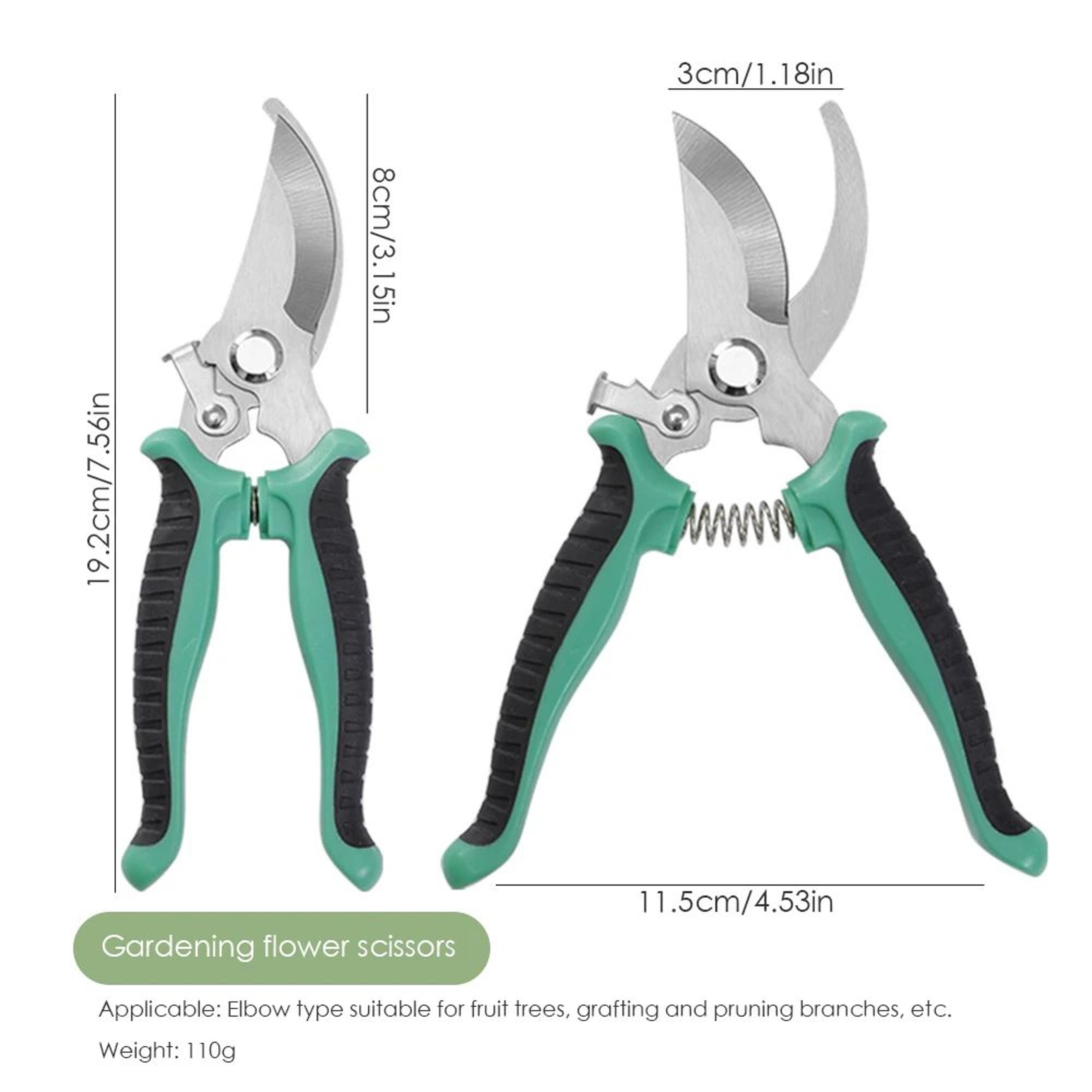 Stainless Steel Professional Pruning Shears  Sharp Garden Secateurs For Branches Fruit Trees Flower 3