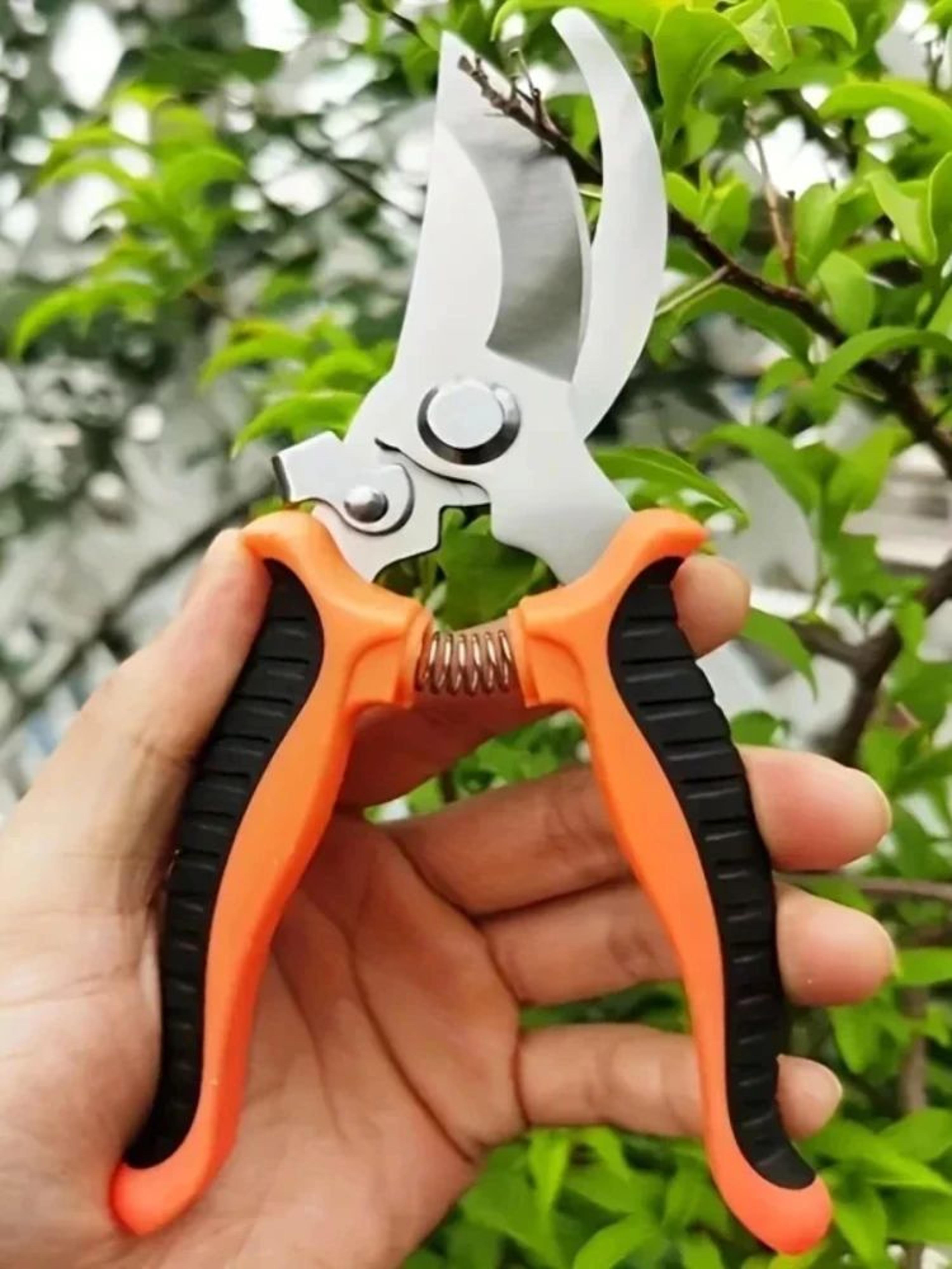 Stainless Steel Professional Pruning Shears  Sharp Garden Secateurs For Branches Fruit Trees Flower 7