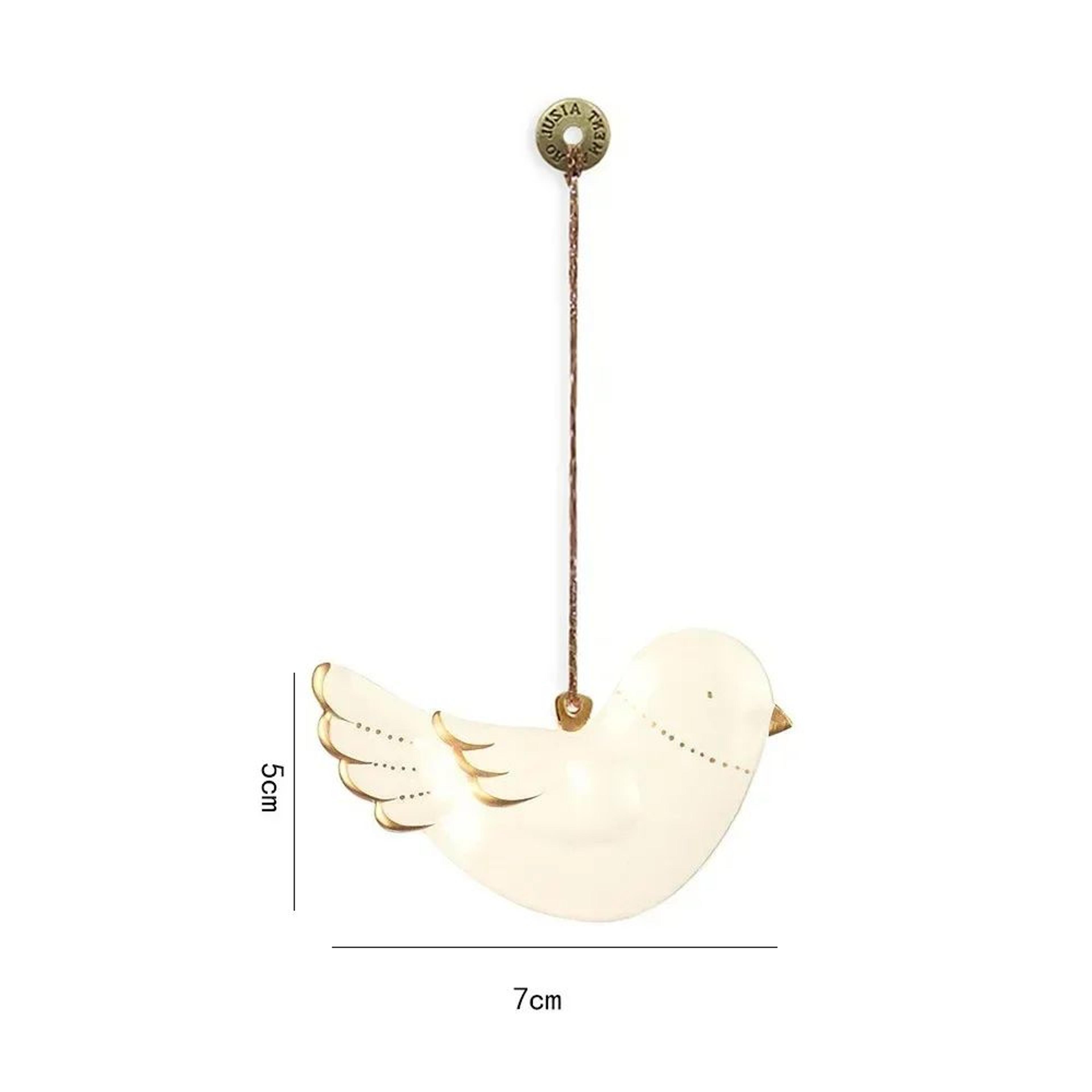 Iron Art Christmas Hanging Ornaments DIY Cartoon Soldier  Angel Drops For Tree Party Crafts Holiday 18