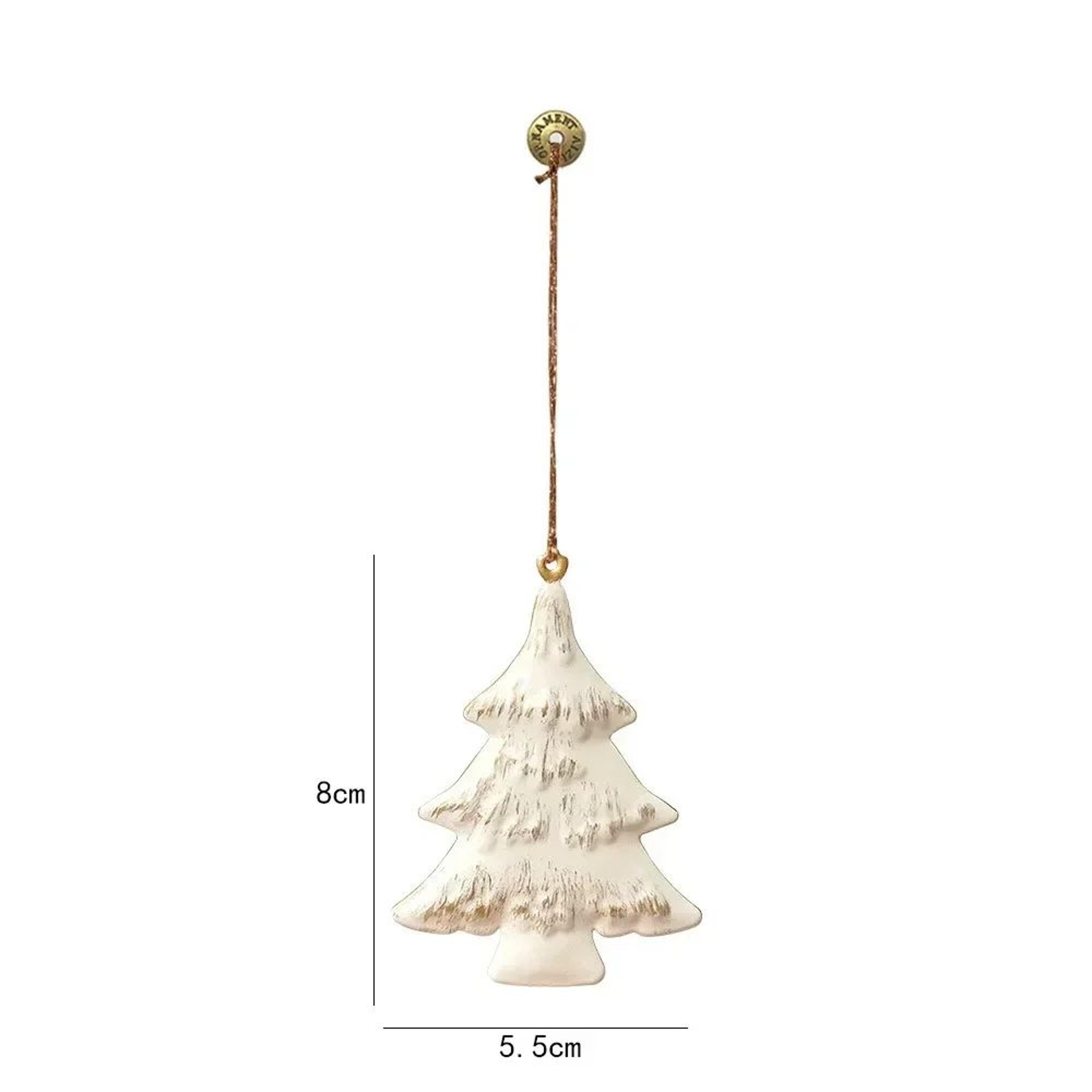 Iron Art Christmas Hanging Ornaments DIY Cartoon Soldier  Angel Drops For Tree Party Crafts Holiday 19