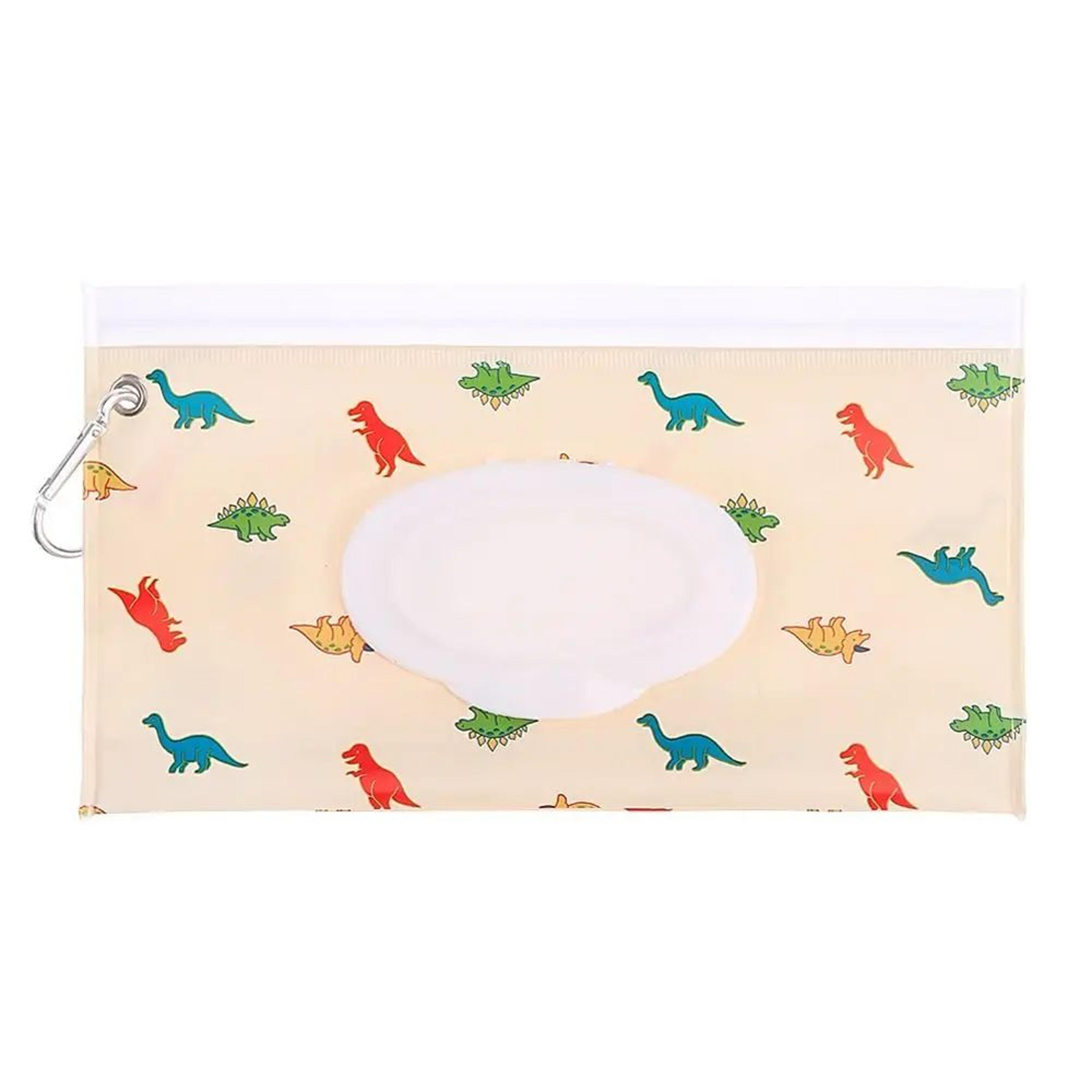 Portable Wet Wipes Pouch With Flip Cover Reusable Baby Wipes Holder Snap Closure Travel Tissue Bag  9