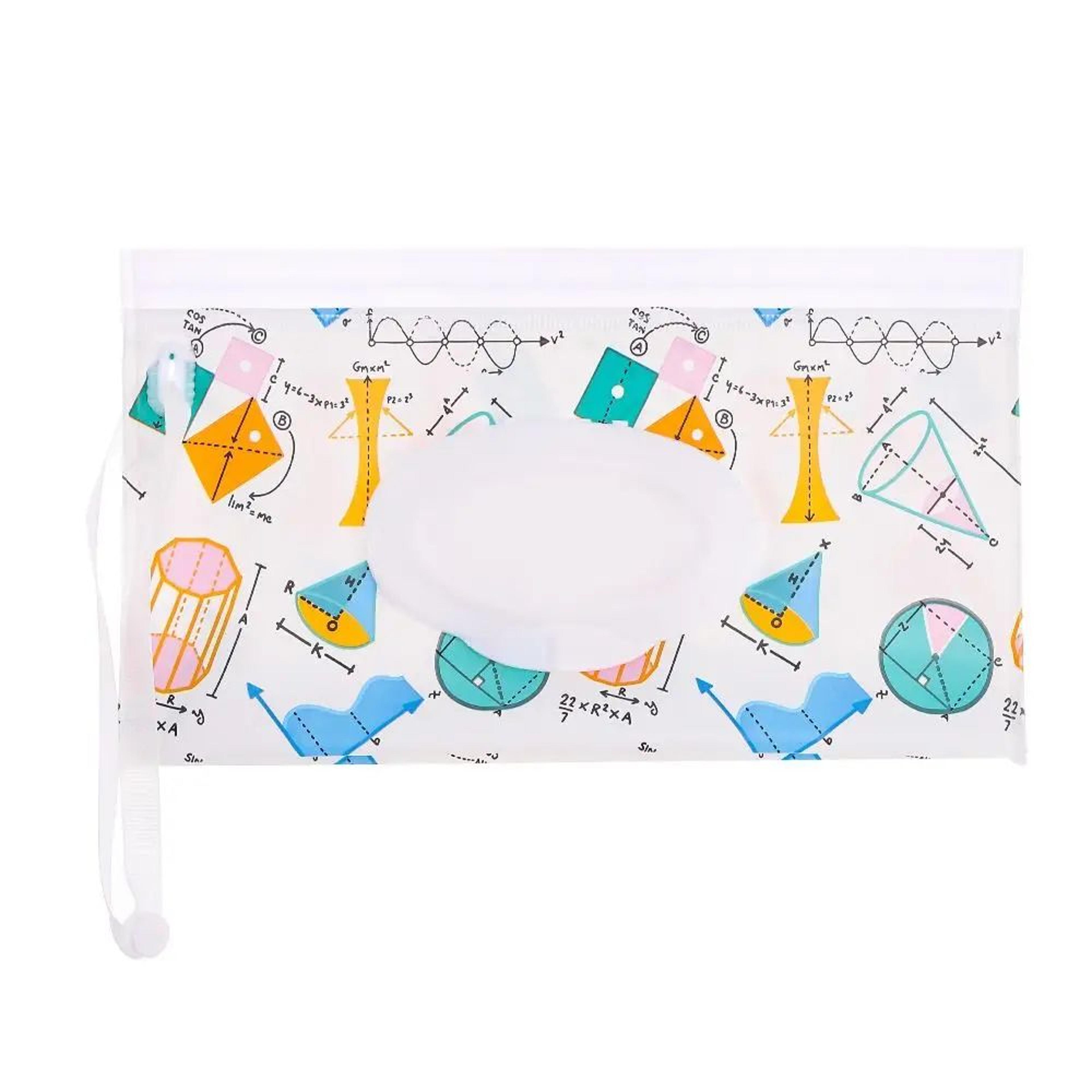 Portable Wet Wipes Pouch With Flip Cover Reusable Baby Wipes Holder Snap Closure Travel Tissue Bag  16