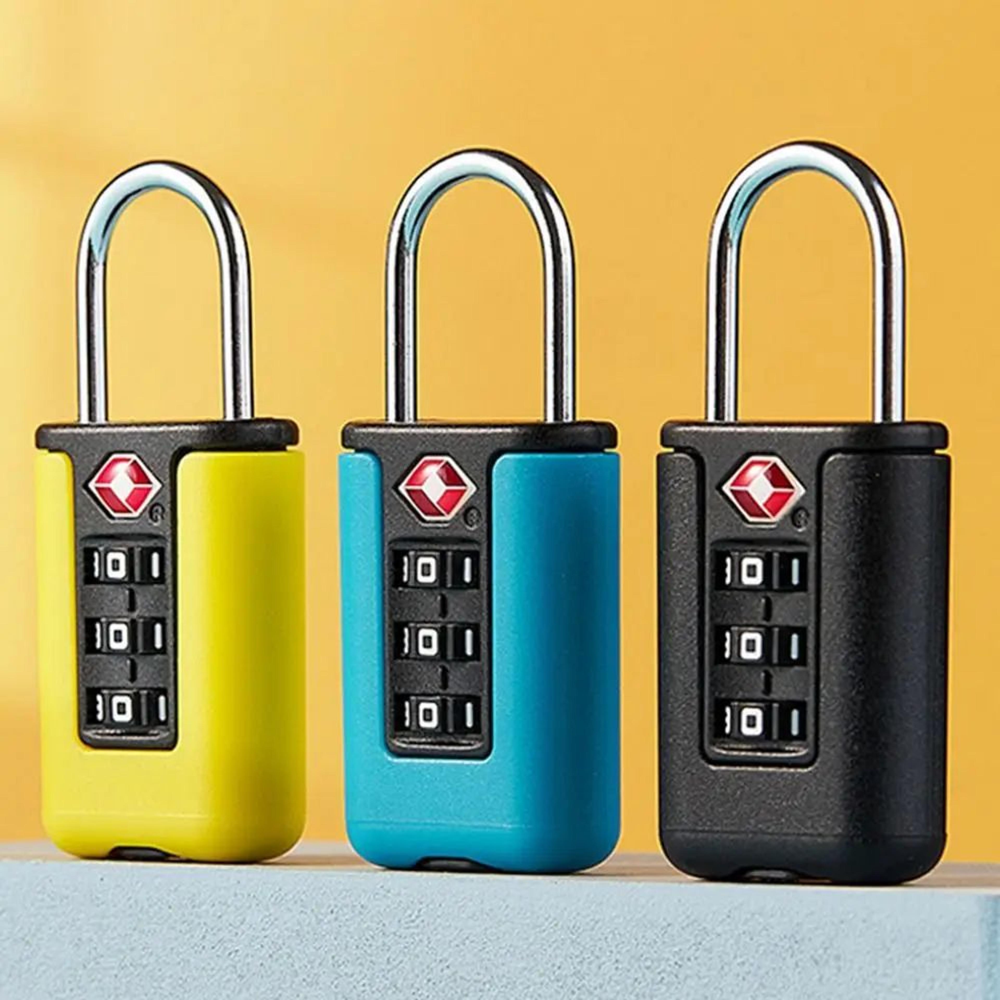 TSAApproved 3 Digit Combination Luggage Lock  Travel Suitcase Password Padlock For Bags Locker Cabi 3