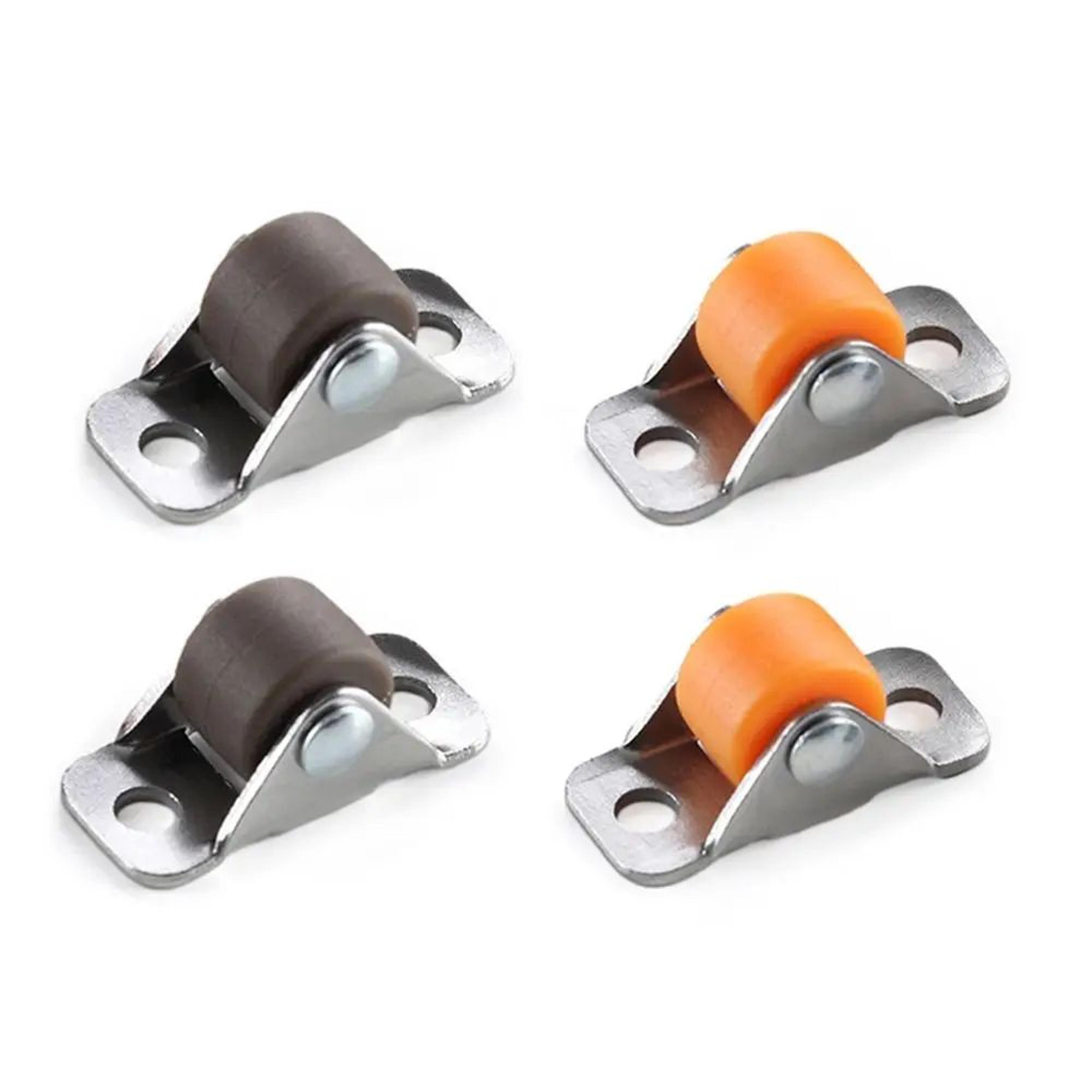 0508in Silent Rubber Furniture Casters Universal Mini Wheels For Chair Sofa Table Trolley Platform  1
