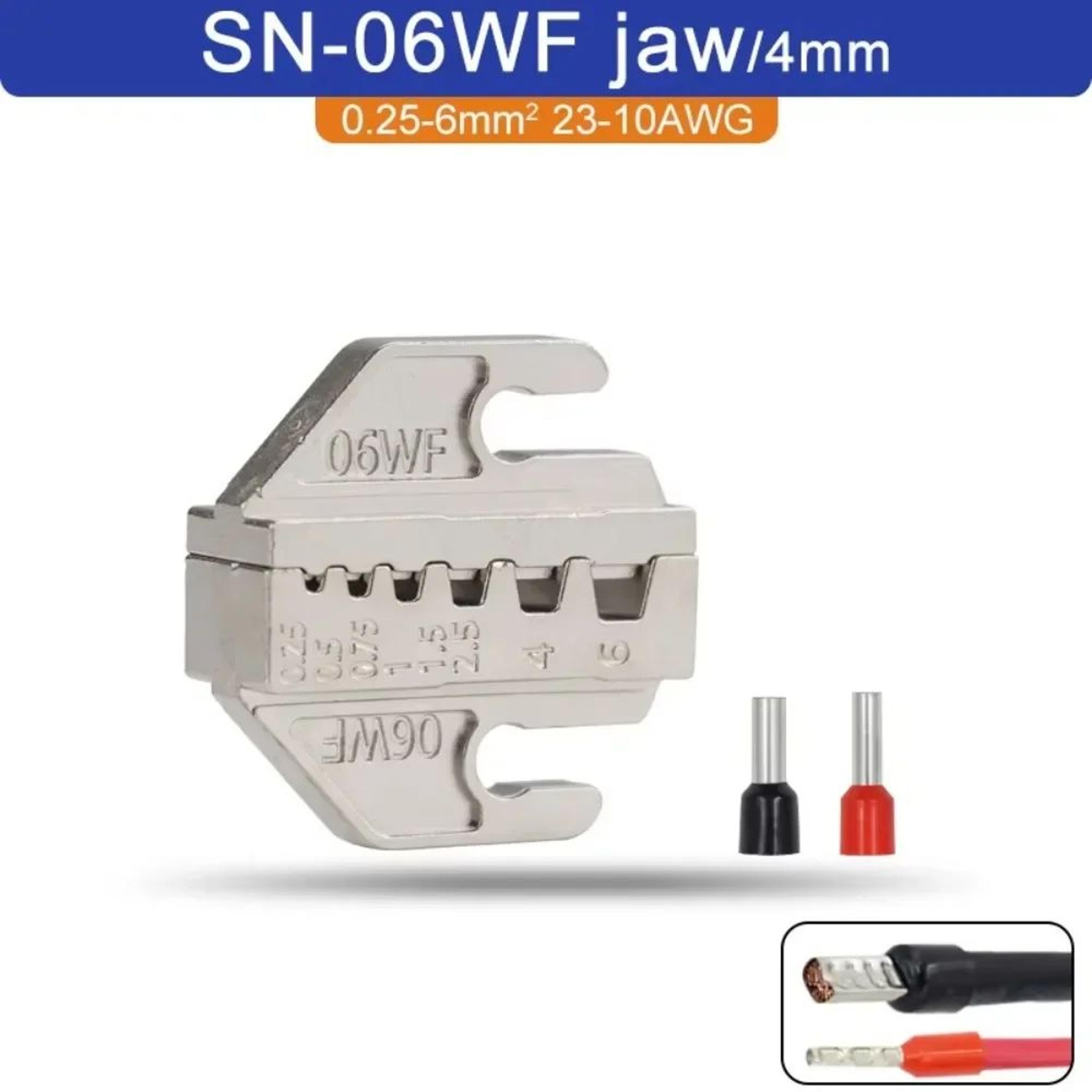 SNSeries Alloy Crimping Pliers 4mm Jaw  Precision Terminal Crimper Tool For Wire Connectors  Ratche 11