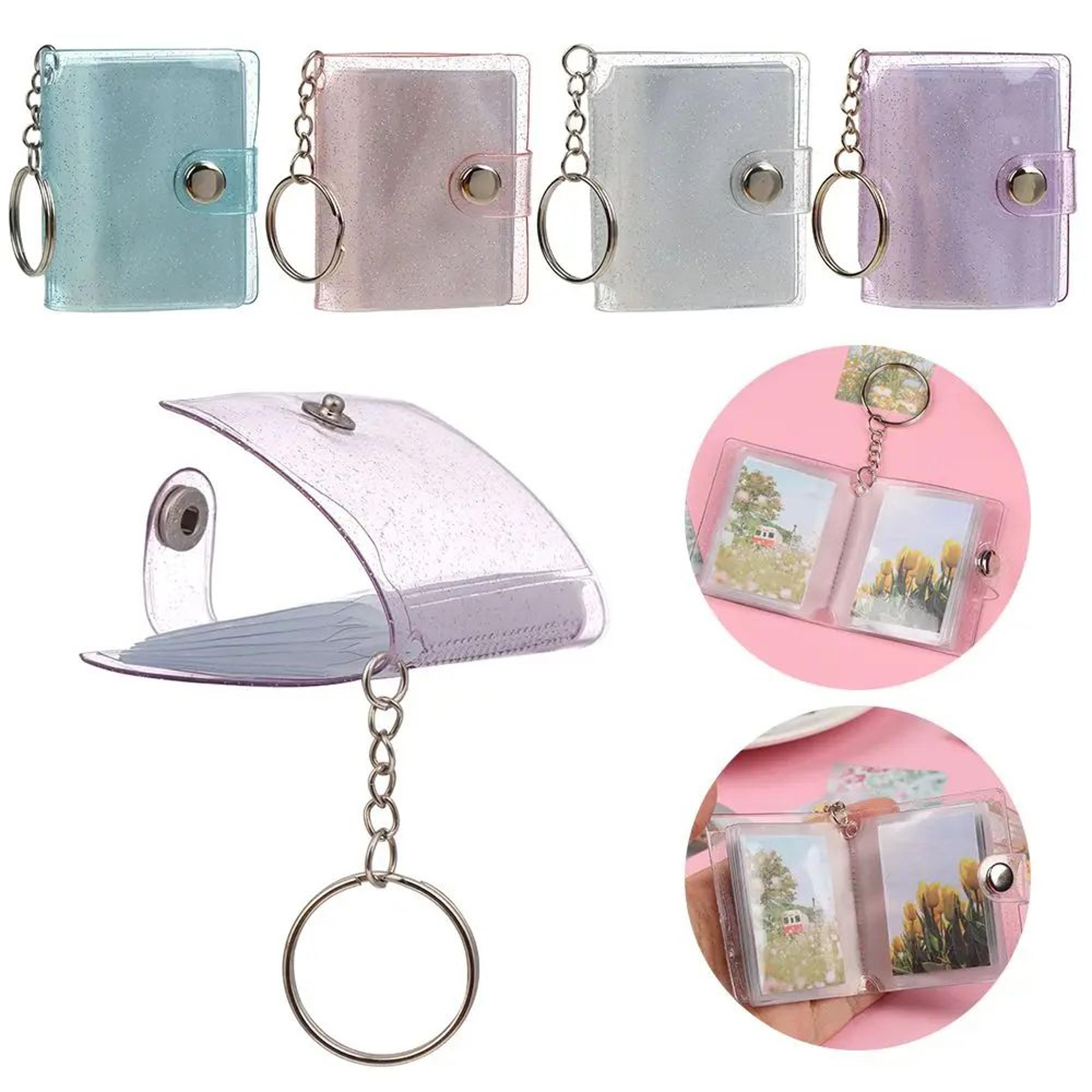 Mini Binder Photocard Holder  20Pocket Kpop Card Album Collect Book  Keychain Card Organizer For Id 2
