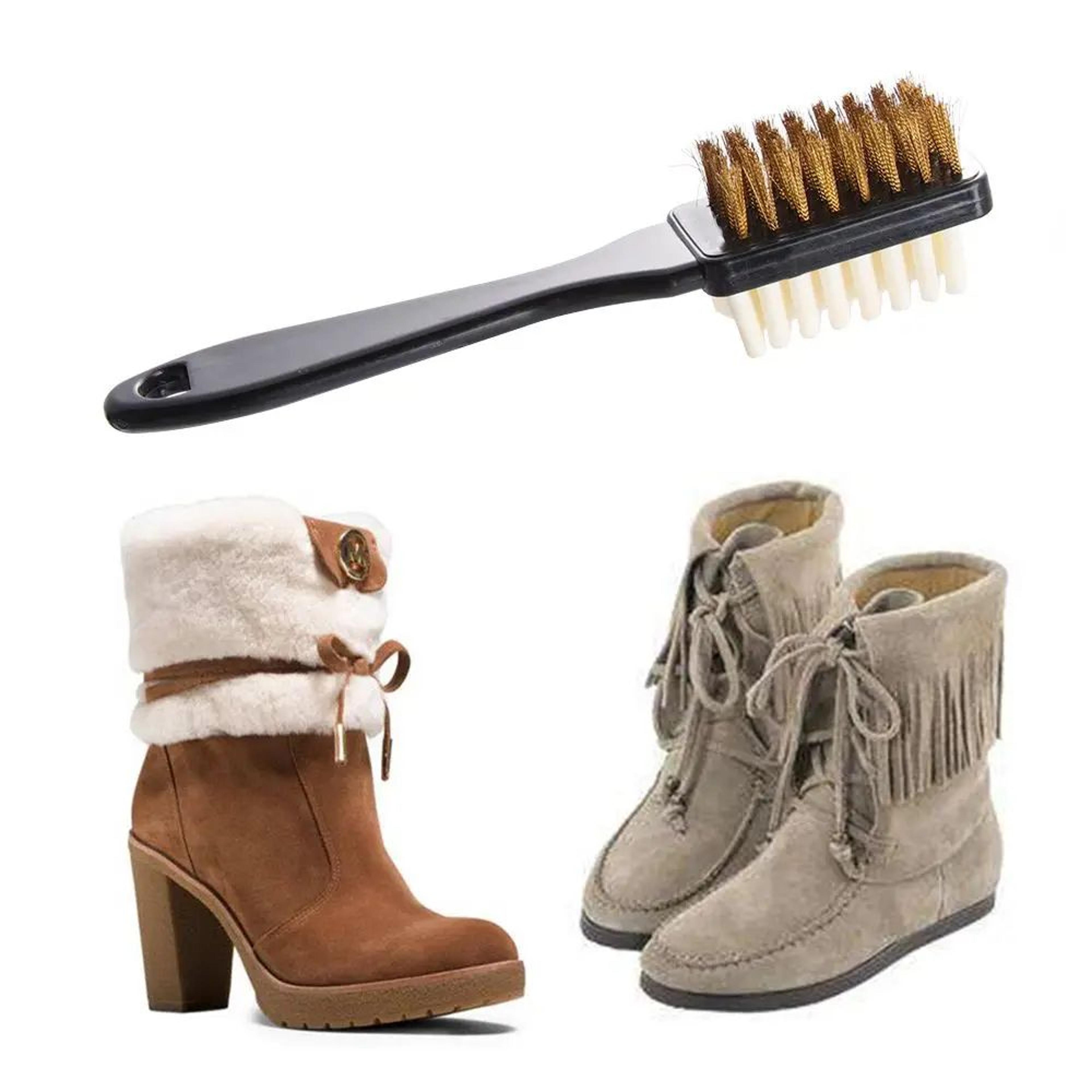 LongHandle Shoe Cleaning Brush With Rubber Eraser  Multipurpose Boot  Leather Cleaner For Dust Scuf 4