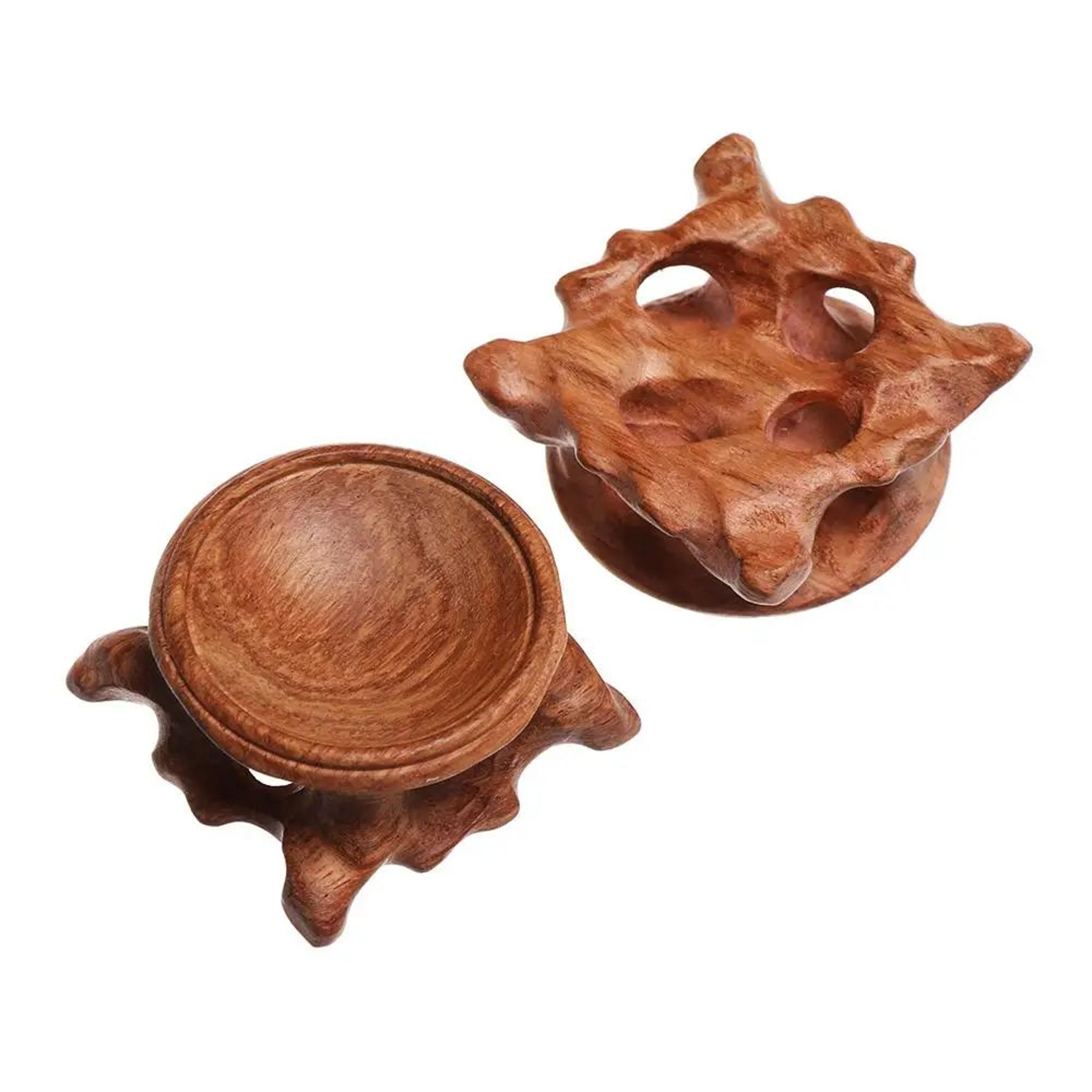 Retro Wooden Crystal Ball Stand  Display Holder Base For Crystal Sphere Home Decor Ornament Photogr 4