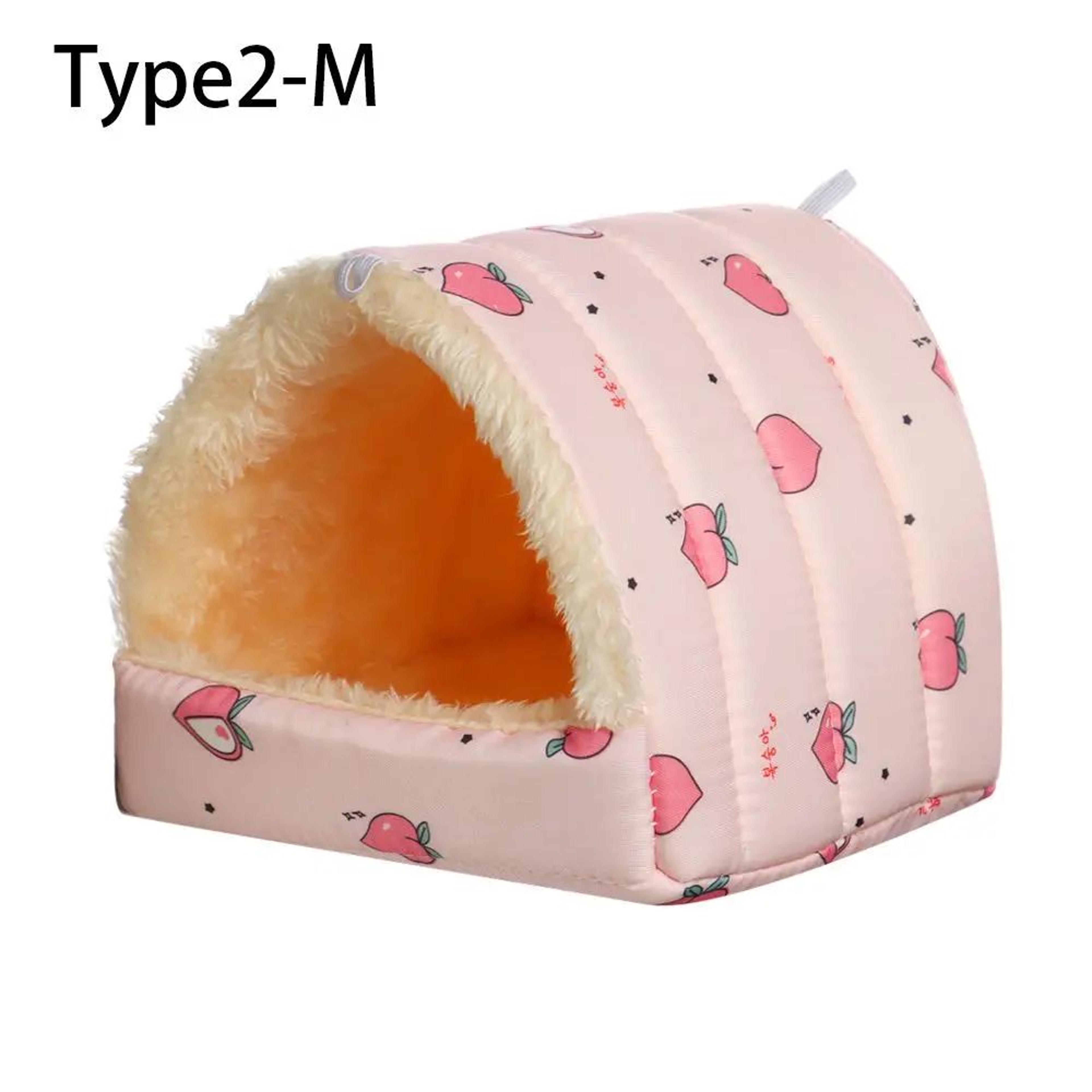 Warm Plush Small Animal Bed For Guinea Pig  Hamster  Cozy Winter Sleeping Nest Mat For Rabbit Squir 11