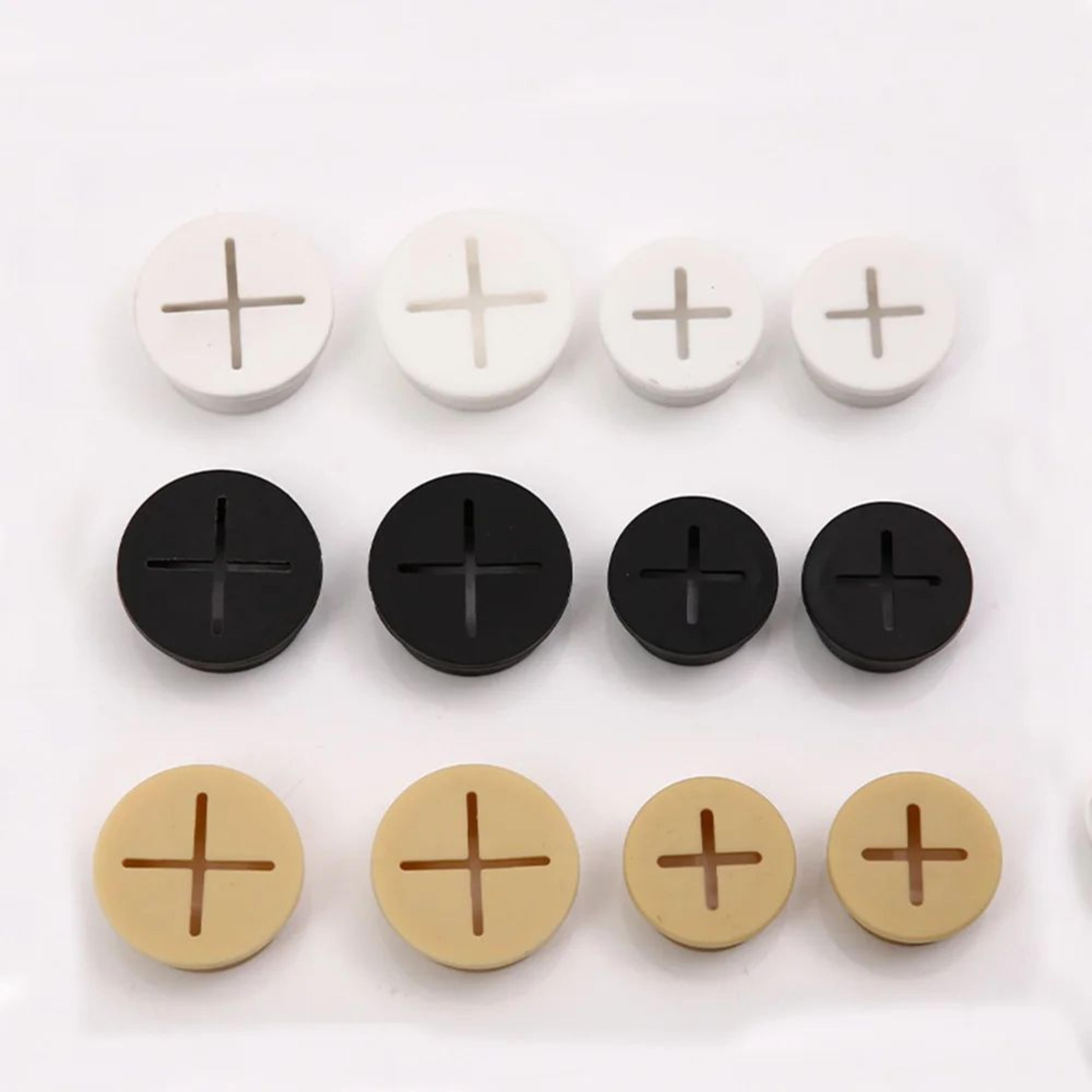 Flexible Silicone Cable Grommet Hole Cover For Desk Table TV Console PC Tidy Wire Organizer DustPro 1