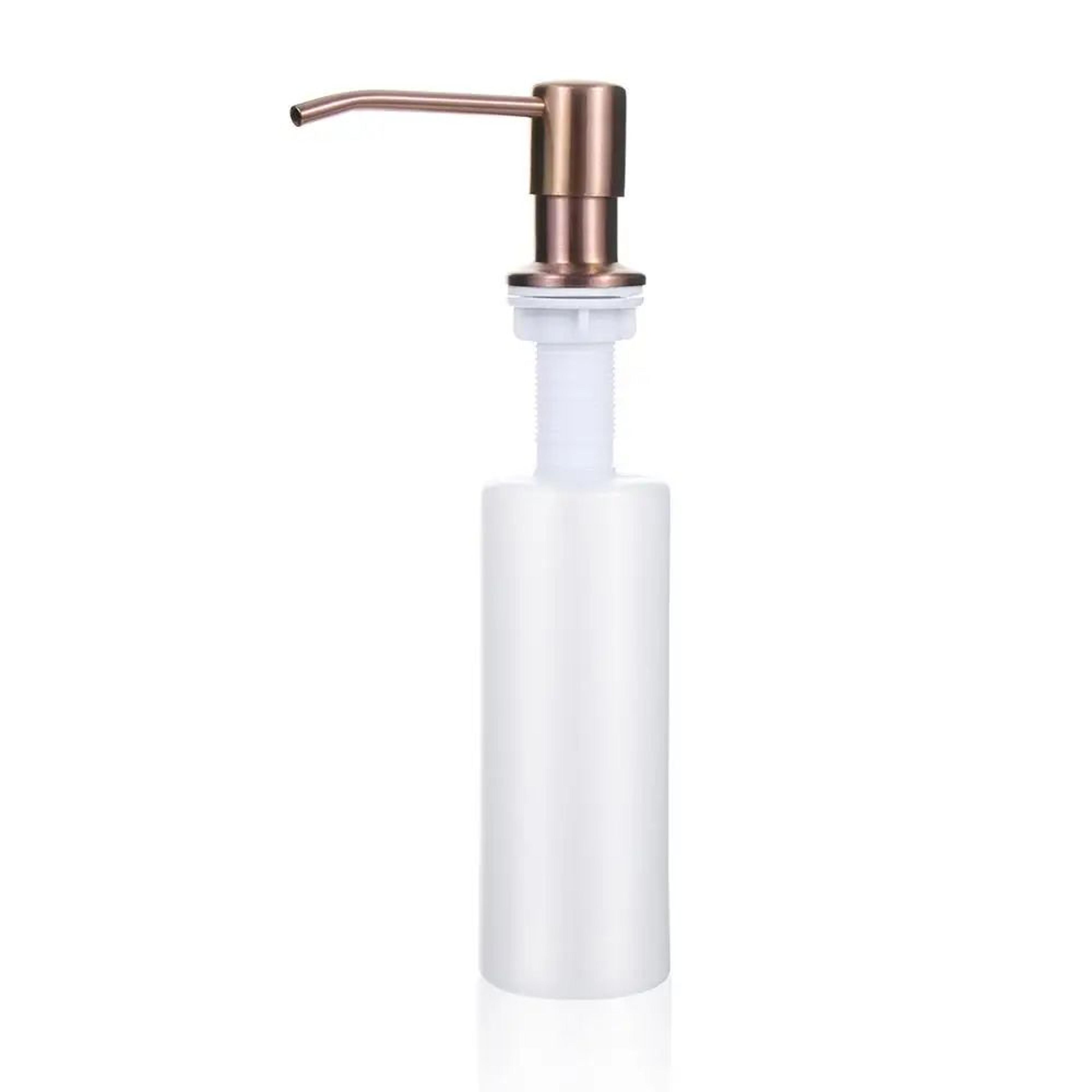 Stainless Steel Pump Soap Dispenser Bottle For Kitchen Sink  Bathroom Refillable Hand Wash Lotion H 8