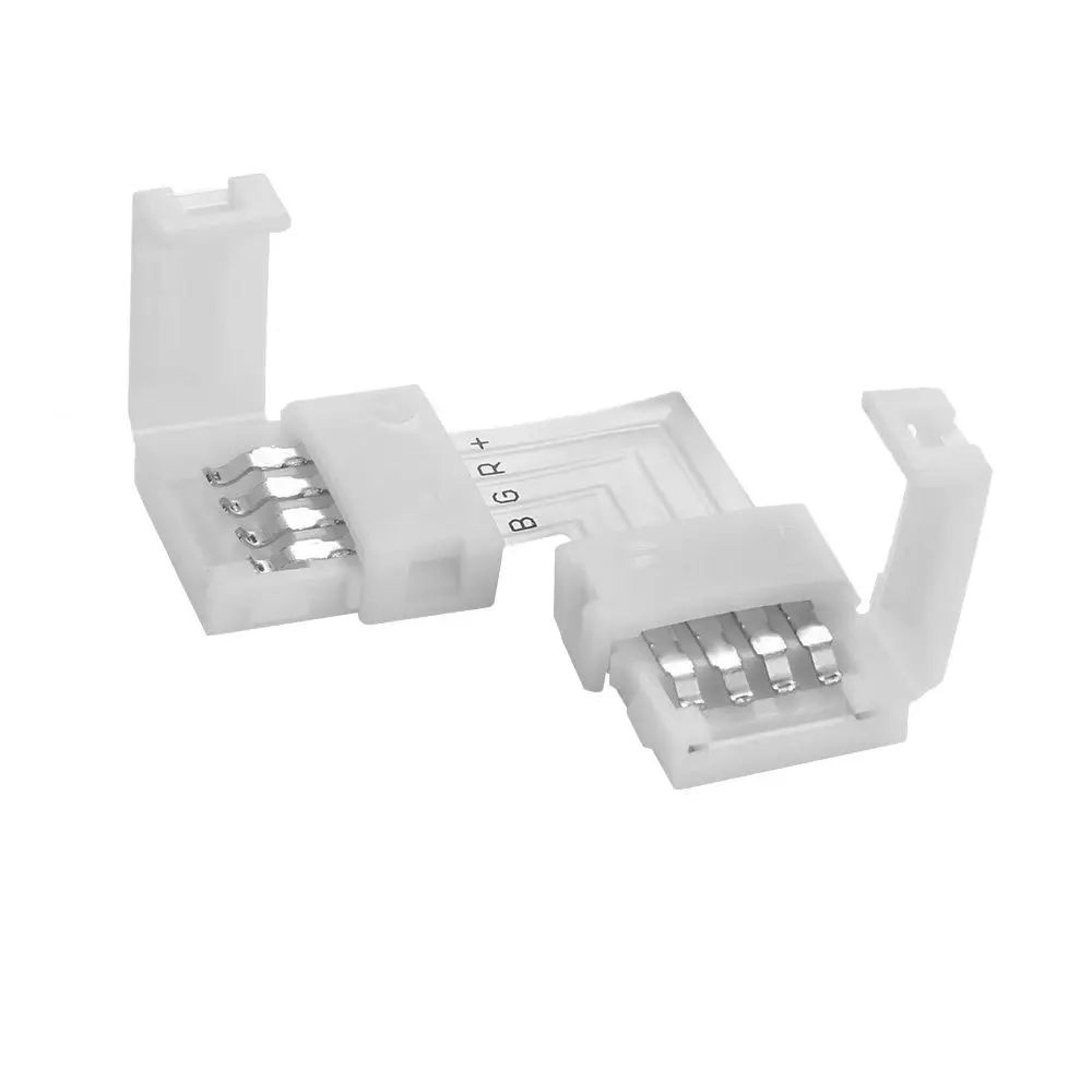 4Pin RGB LED Strip Connectors LTCross Corner Clip Couplers For 3528 5050 PCB Solderless Fast Join A 4