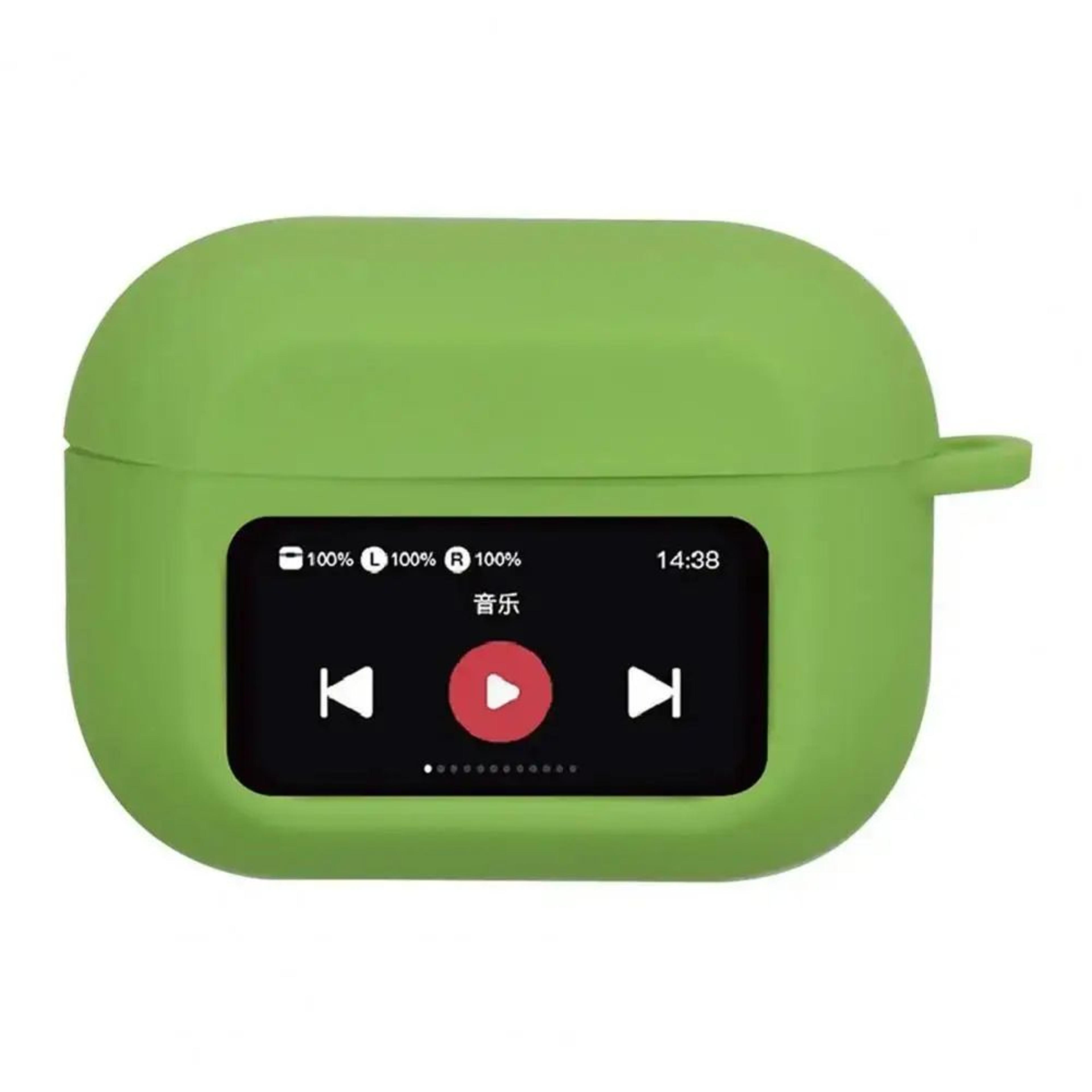 Silicone AirPods Case Cover With Screen Window Shockproof Wireless Earbuds Charging Case Protector  11