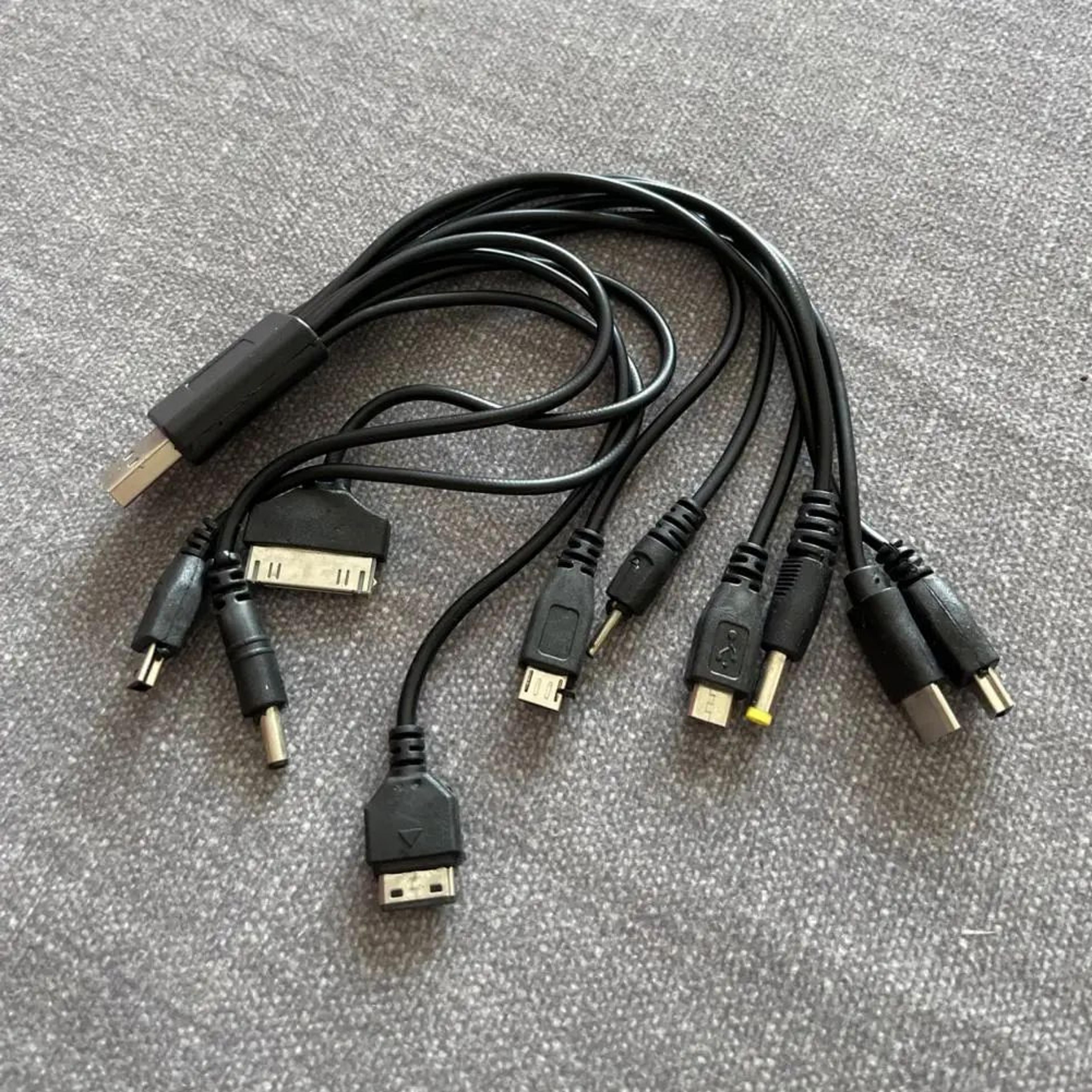 10in1 MultiDevice Charging Cable 906 Inches Universal TangleFree PVC Cord Fast Charge Data Cable Fo 3