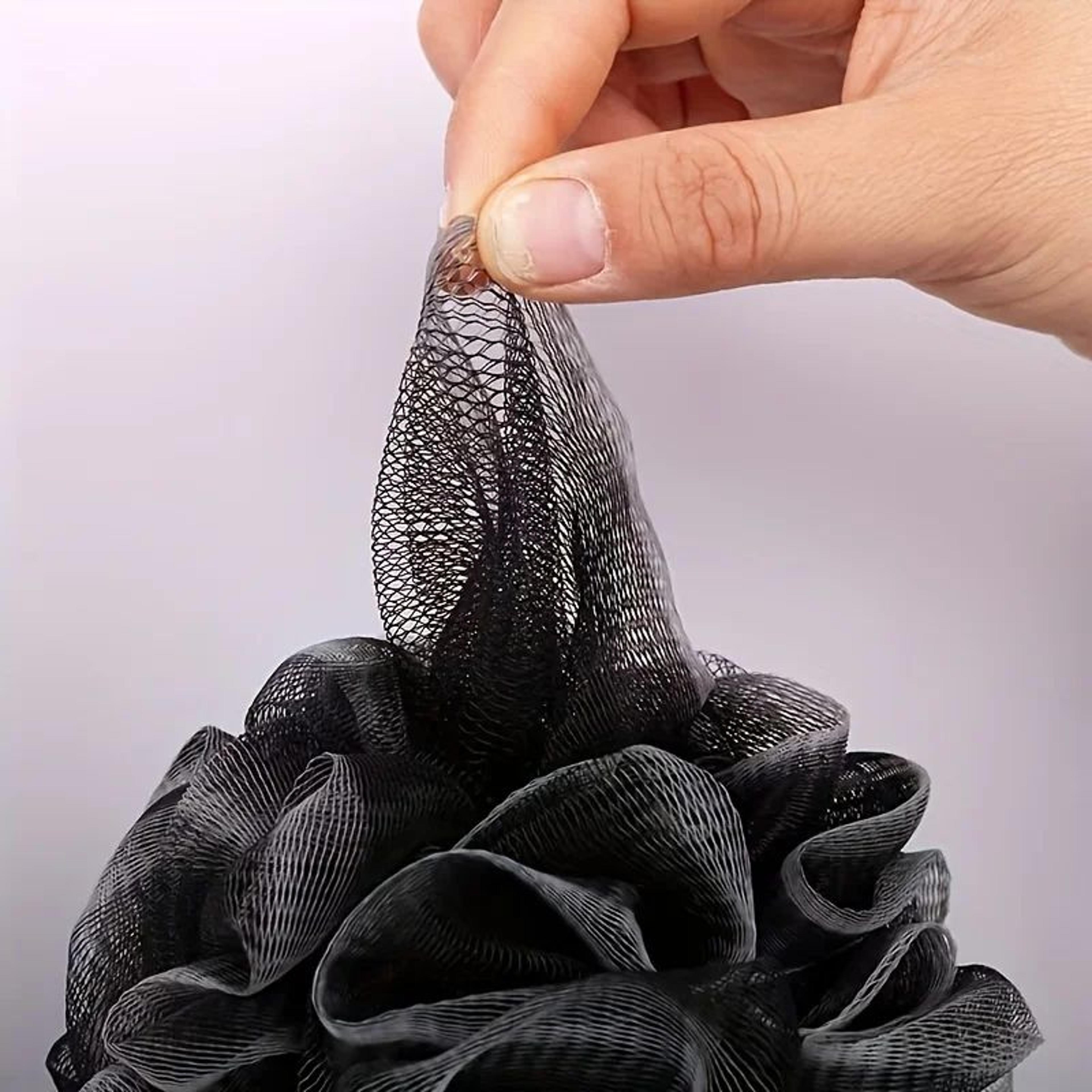 Luxury Shower Loofah Bath Sponge Super Soft Exfoliating Body Pouf Rich Lathering Shower Ball With H 4