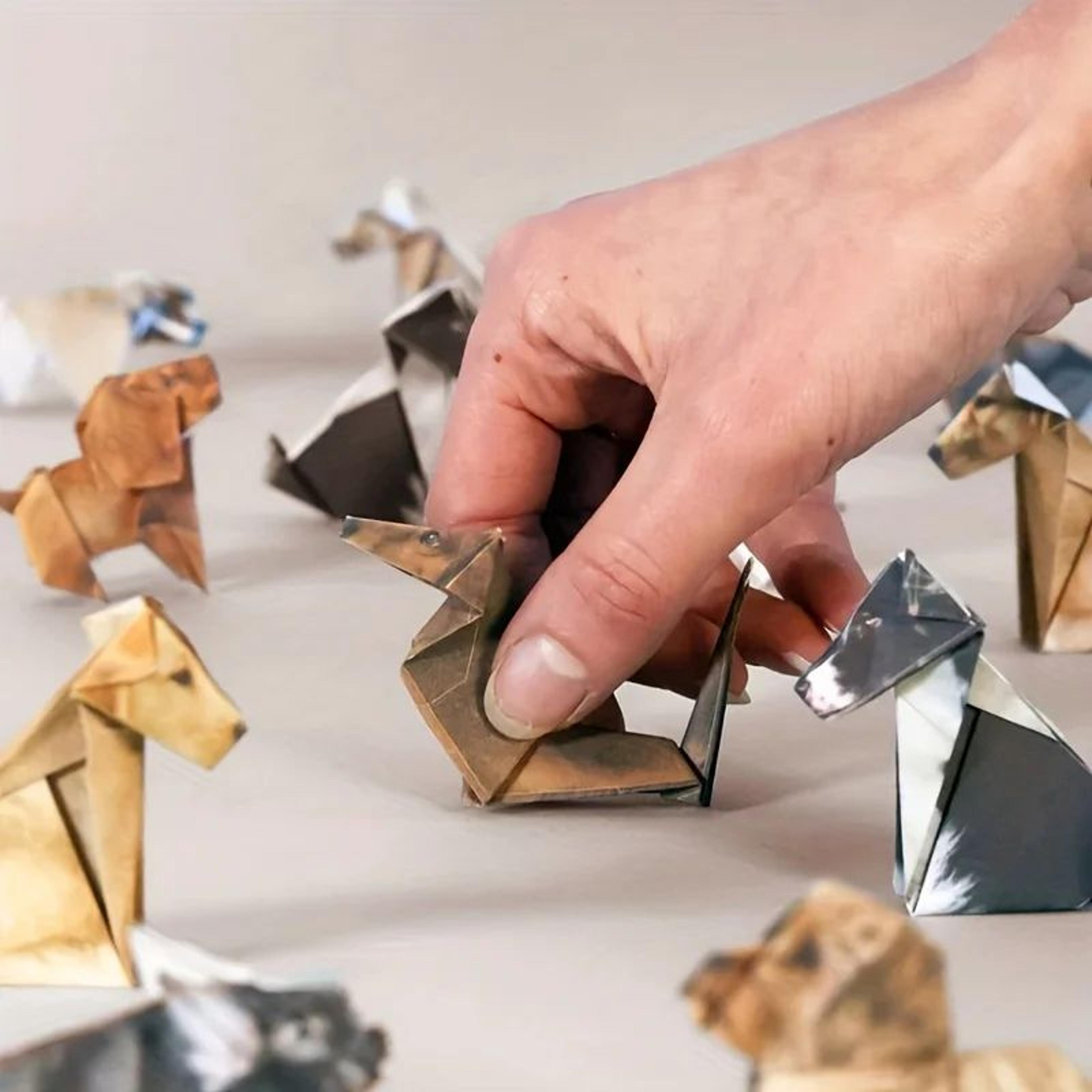 Cute Cat Origami Kit For Adults  Kids  DIY Paper Folding Craft Gift For Cat Lovers Home Decor Stres 4