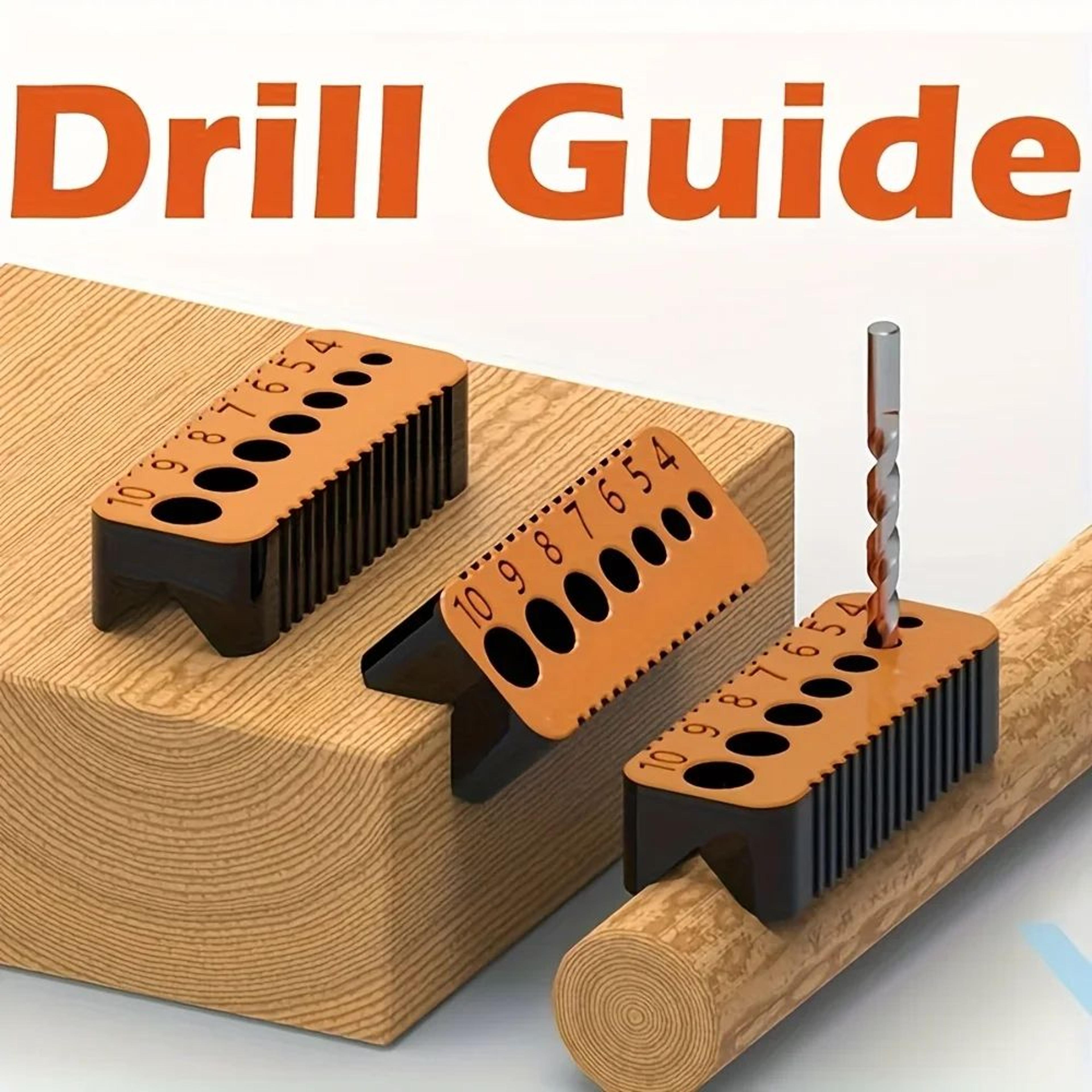 HeavyDuty Drill Guide Jig 410mm With Numbered Scale  Precision Hole Locator For Woodworking Straigh 4