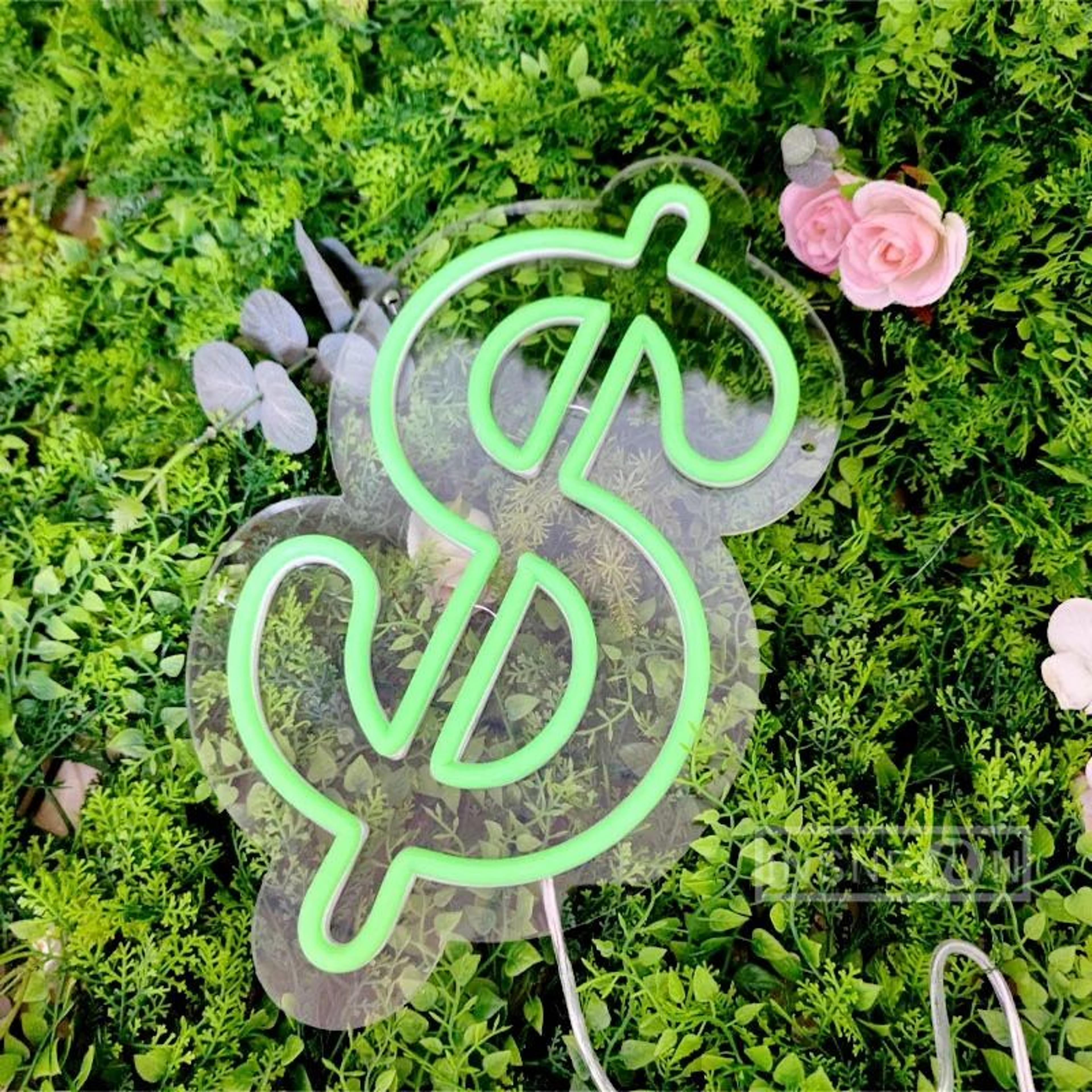 Dollar Sign LED Neon Light  USB Wall Decor For Bar Pub Club Garage  Business Aesthetic Room Bedroom 4
