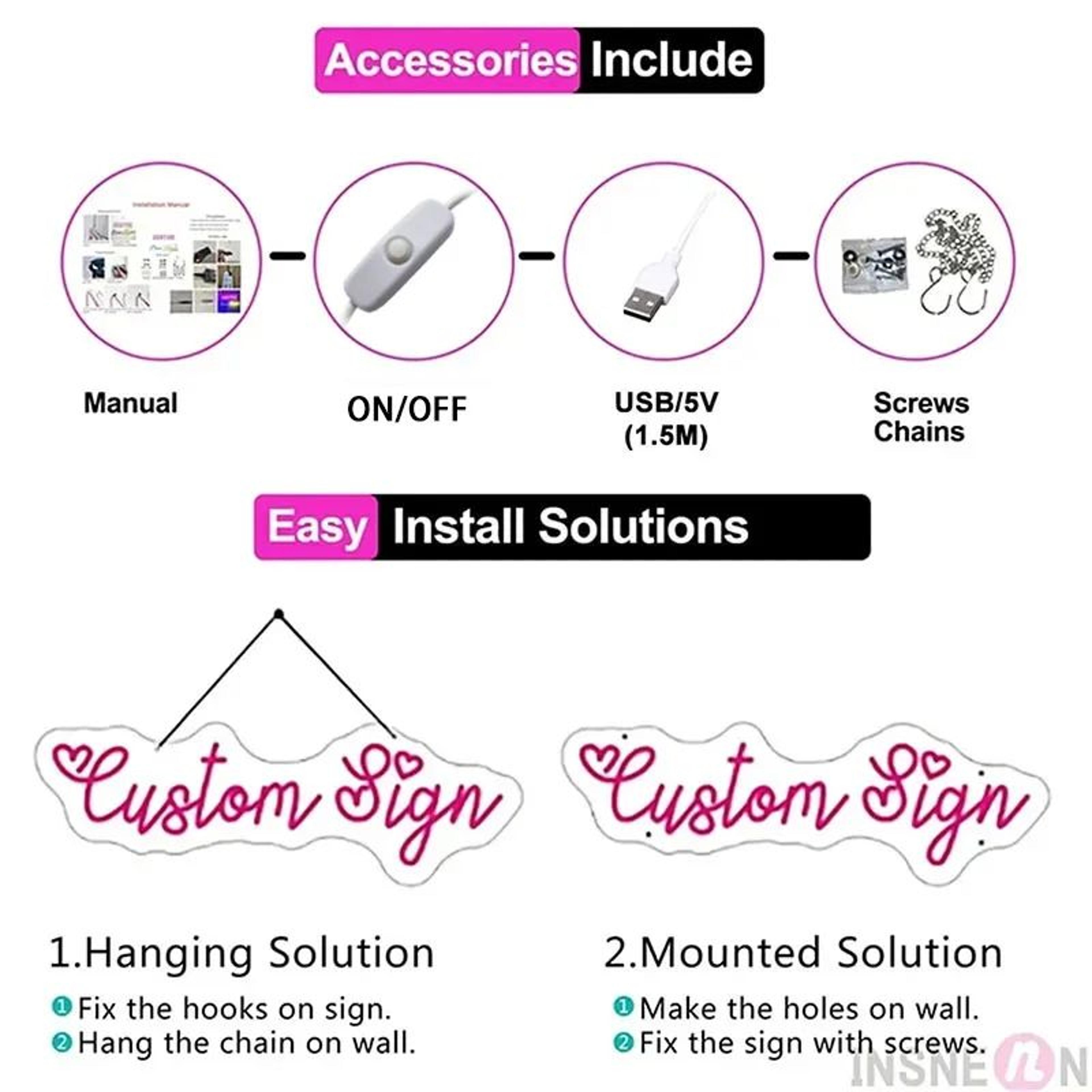 Happy Birthday LED Neon Sign USB Wall Light For Home Bedroom  Party Decor Bright Photo Backdrop Glo 5