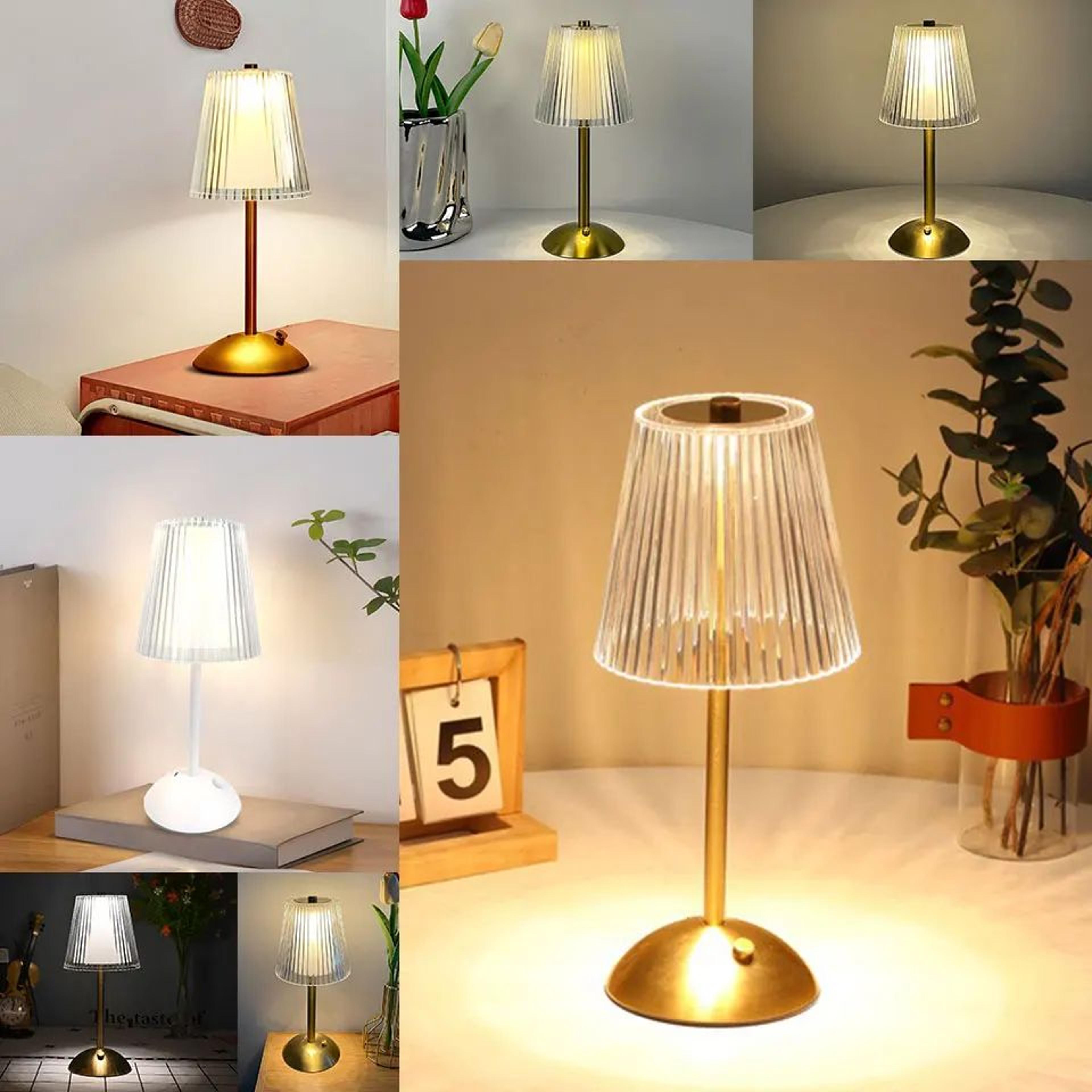 Rechargeable Touch Sensor LED Table Lamp With Dimming Nordic Bedside Night Light For Bedroom Hotel  5