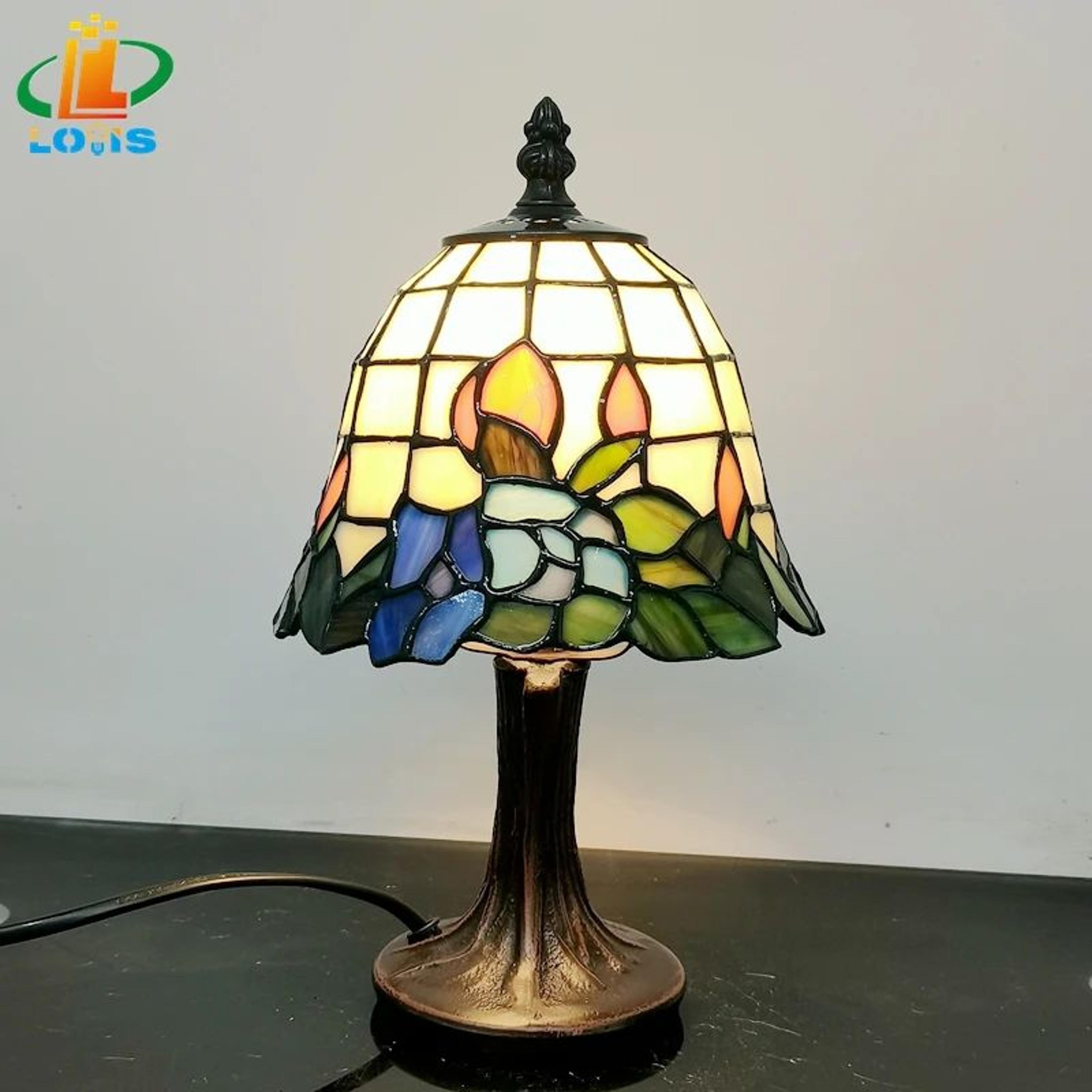 6 Inches Scandinavian Orchid Glass Table Lamp Small Bedside Night Light For Bedroom Breastfeeding C 0