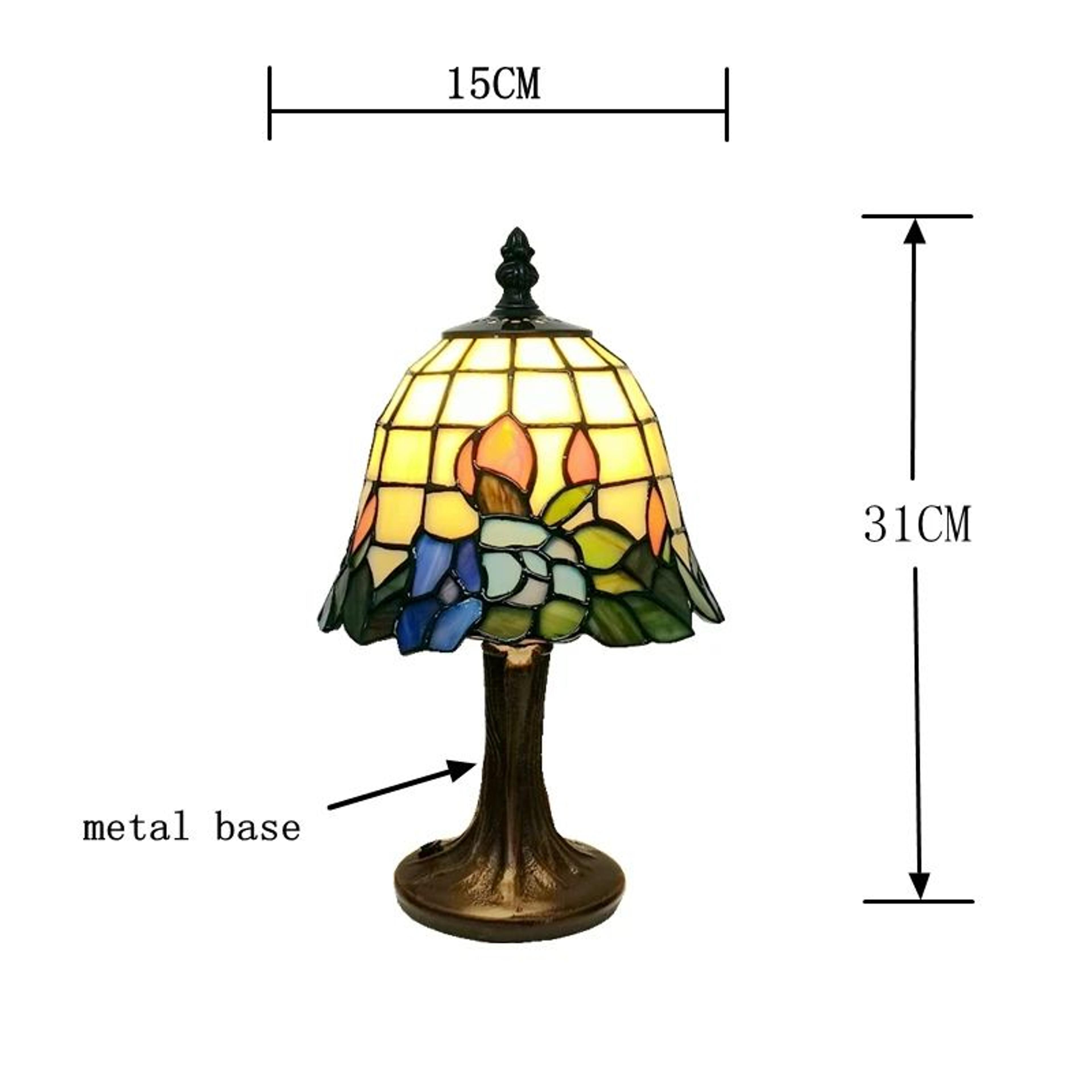 6 Inches Scandinavian Orchid Glass Table Lamp Small Bedside Night Light For Bedroom Breastfeeding C 3