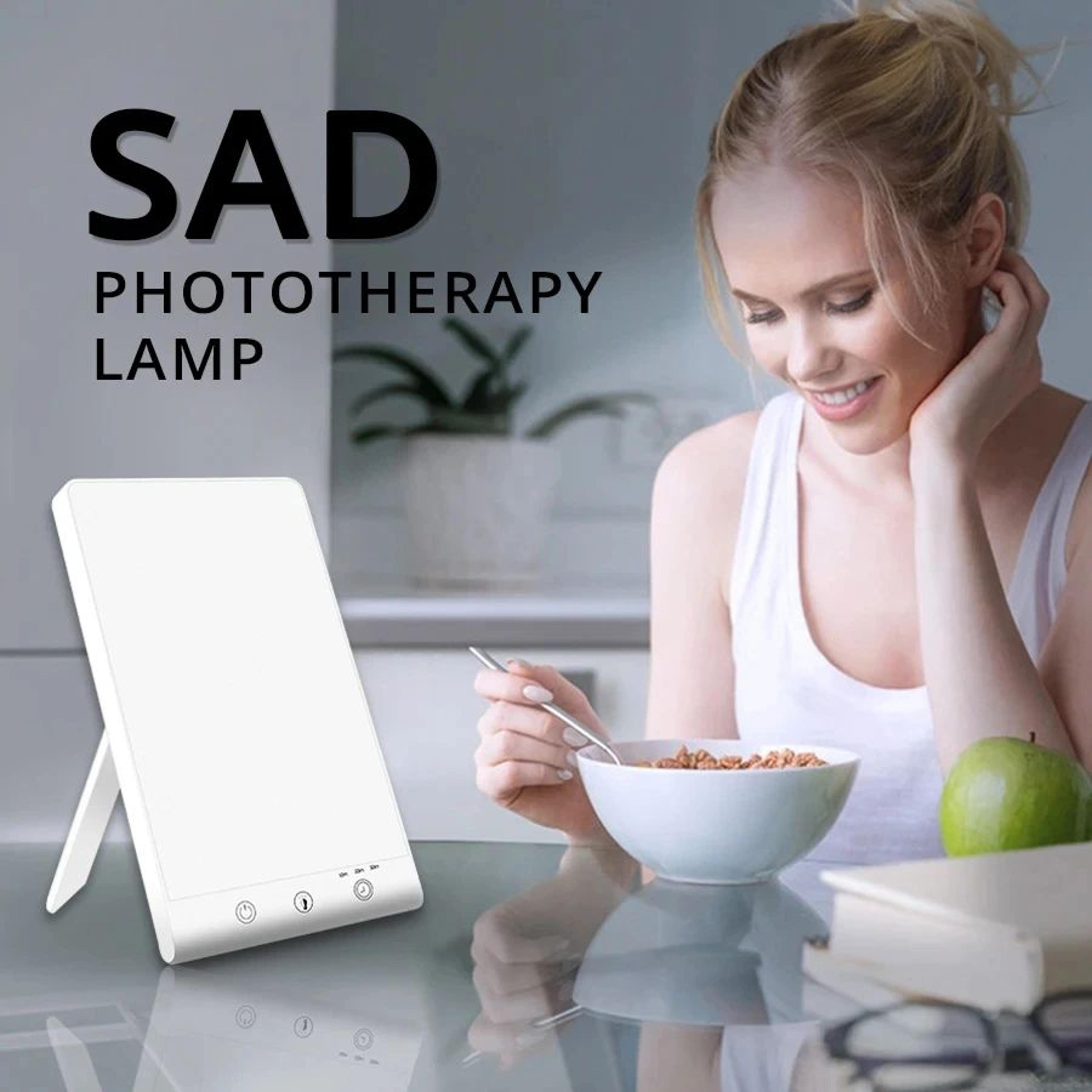 10000 Lux SAD Light Therapy Lamp Daylight Mood Booster 3200K Touch Dimmable Winter Depression Light 1