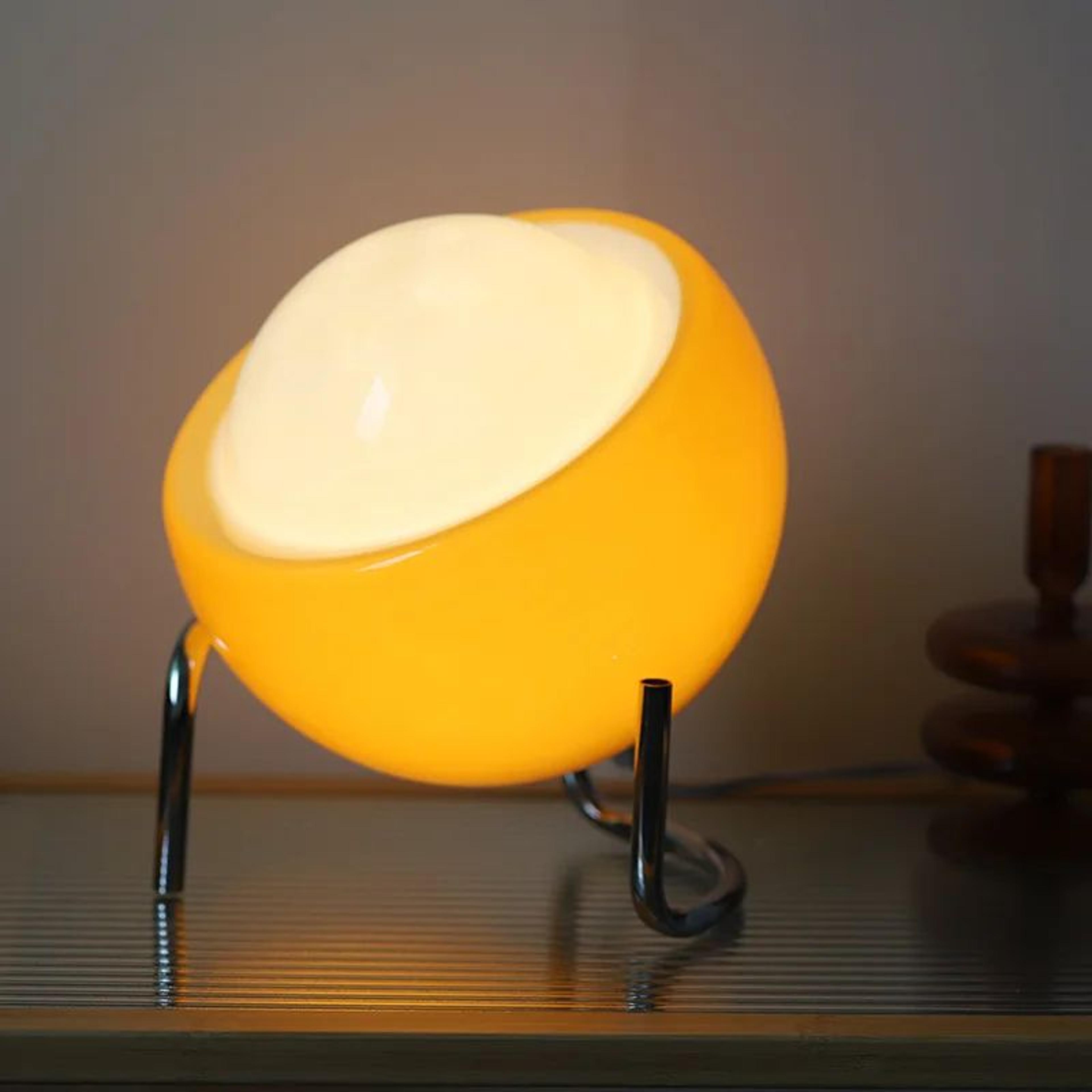 Bauhaus Nordic Glass Table Lamp Retro LED Night Light For Bedroom Bedside Artistic Living Room Desk 0