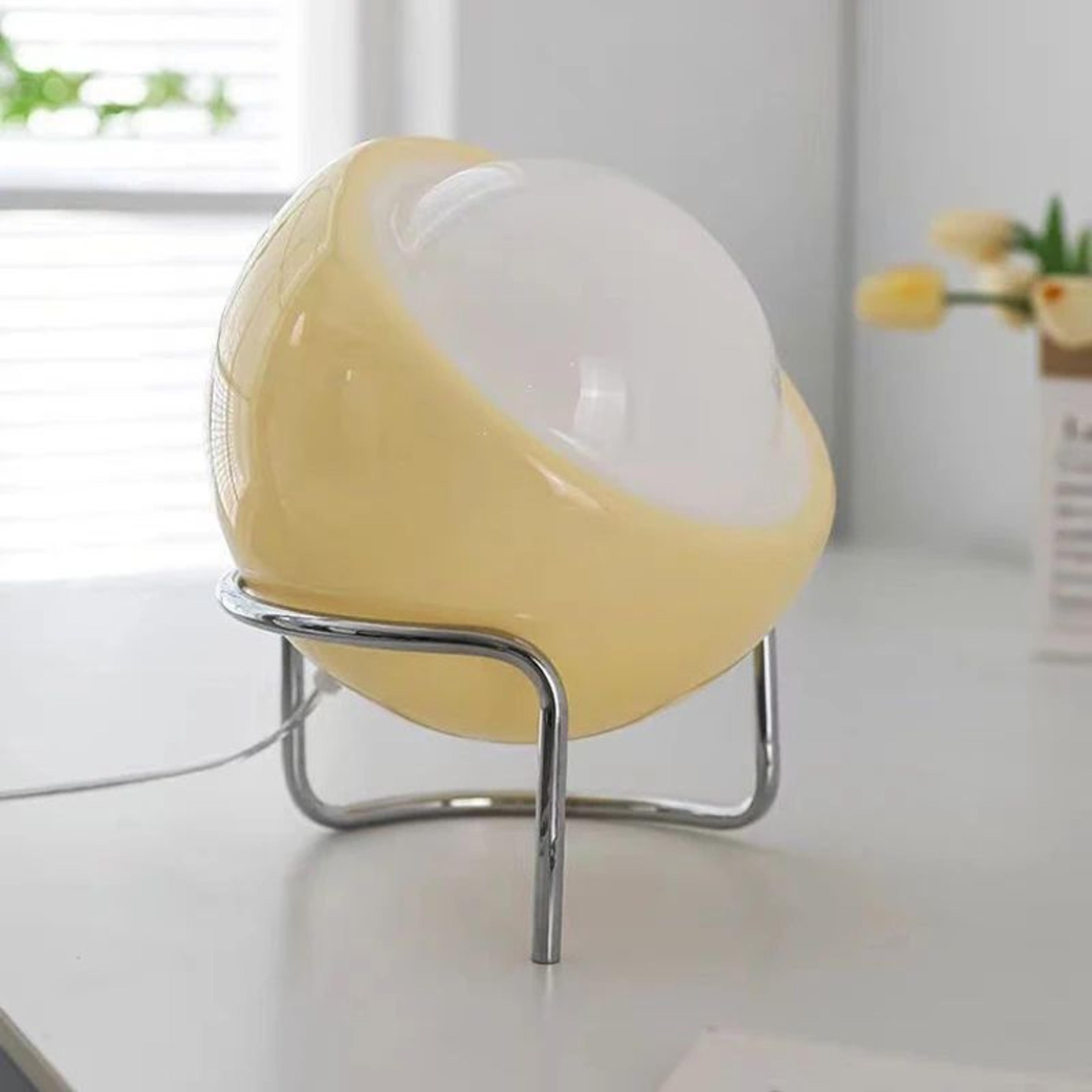Bauhaus Nordic Glass Table Lamp Retro LED Night Light For Bedroom Bedside Artistic Living Room Desk 5