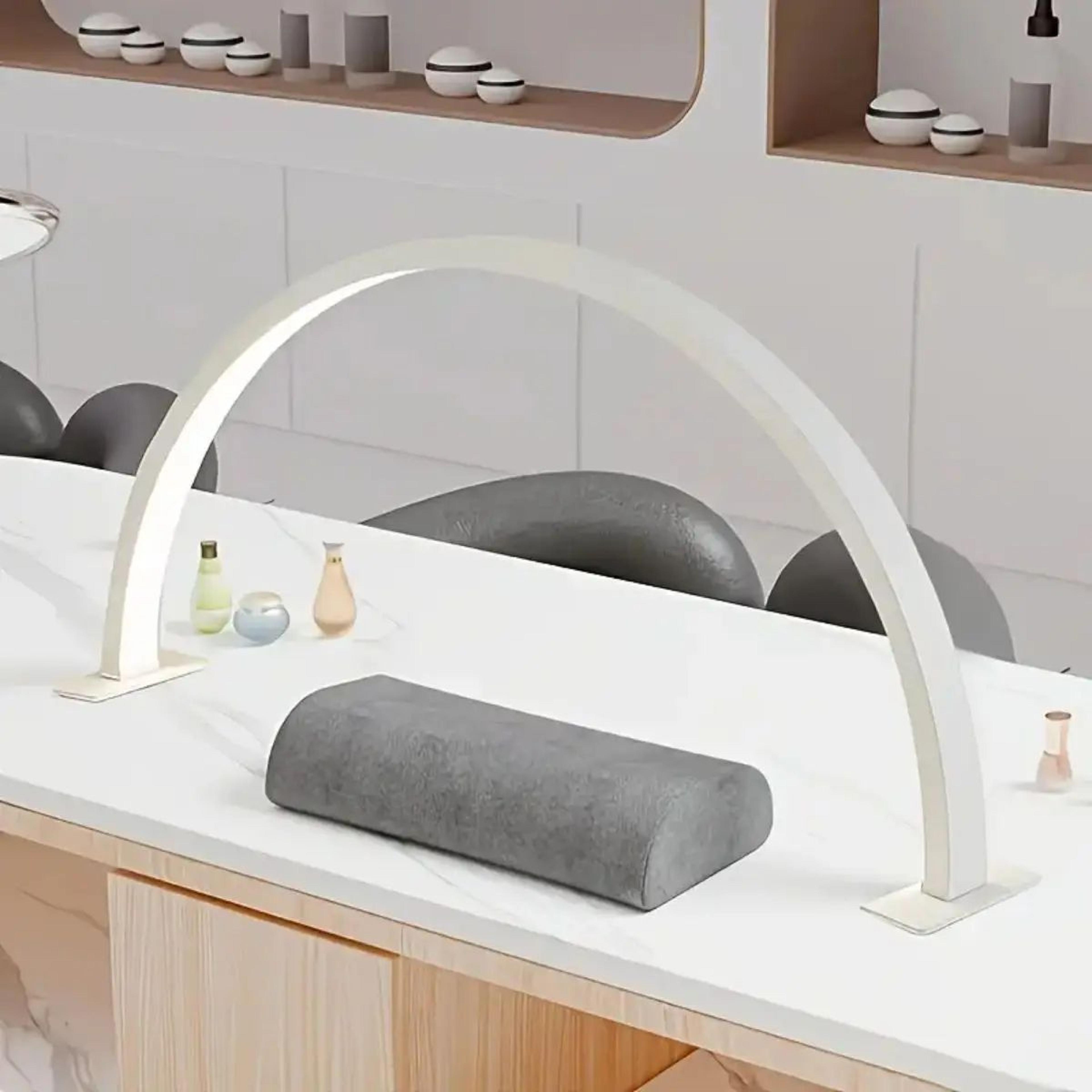 Crescent Nail Desk Lamp Adjustable Brightness  Color Temp LED Lash Extension Light For Salon Skinca 6