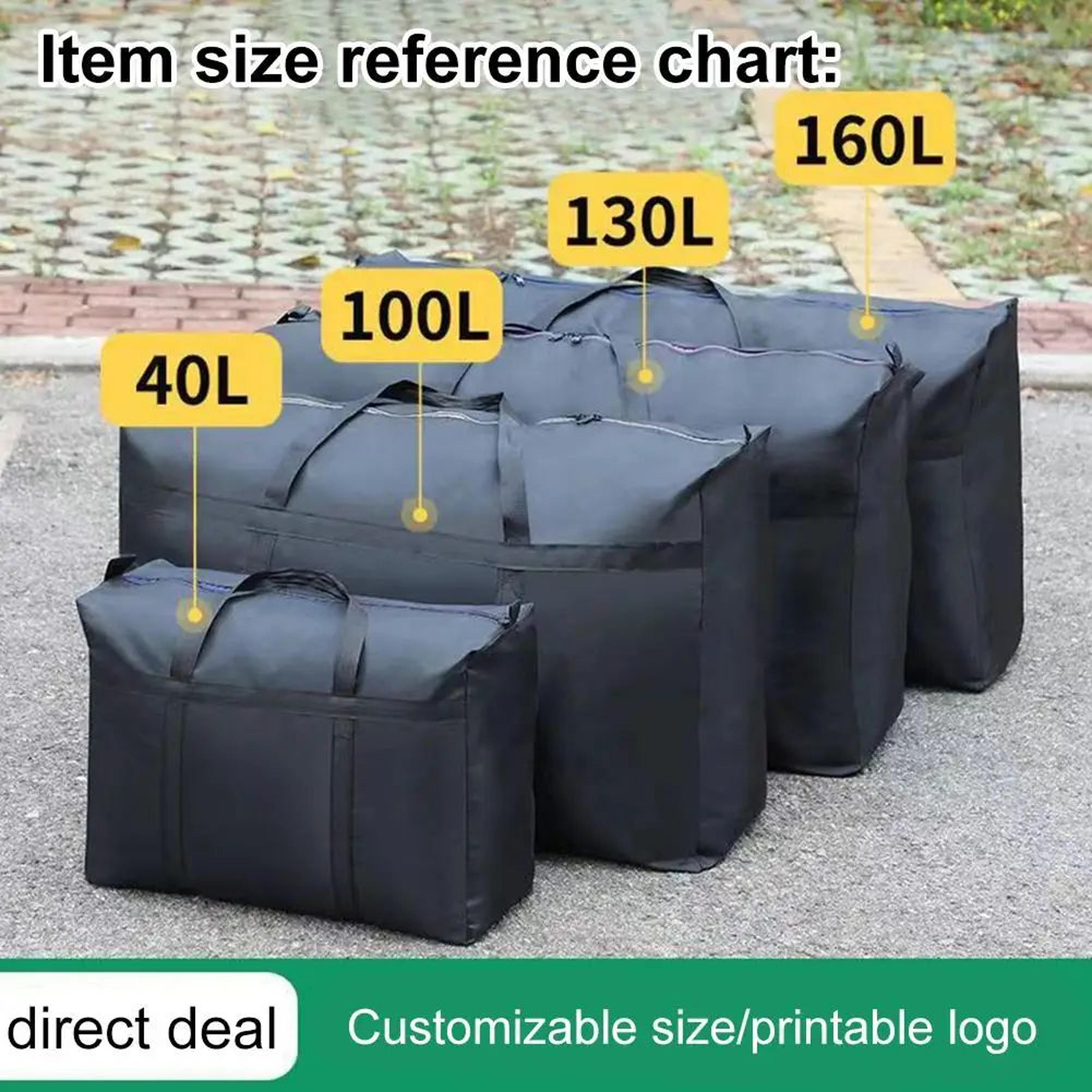 Waterproof Oxford Cloth Laundry Storage Bag Large Capacity  Foldable Lightweight Travel Luggage Bag 0