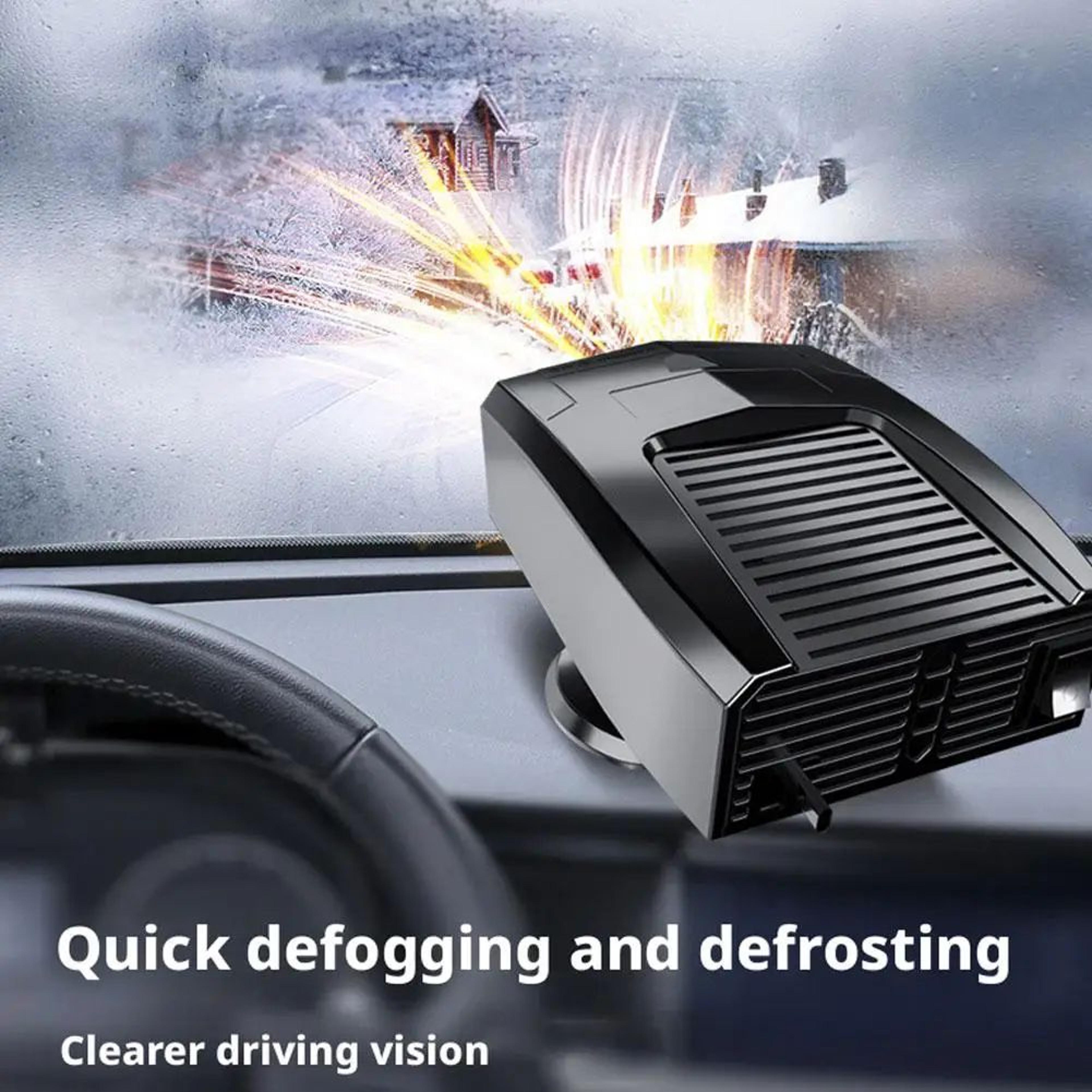 12V Car Heater Defroster 2in1 Fast HeatingCooling Fan  360 Rotatable Windshield Defogger Auto Windo 3