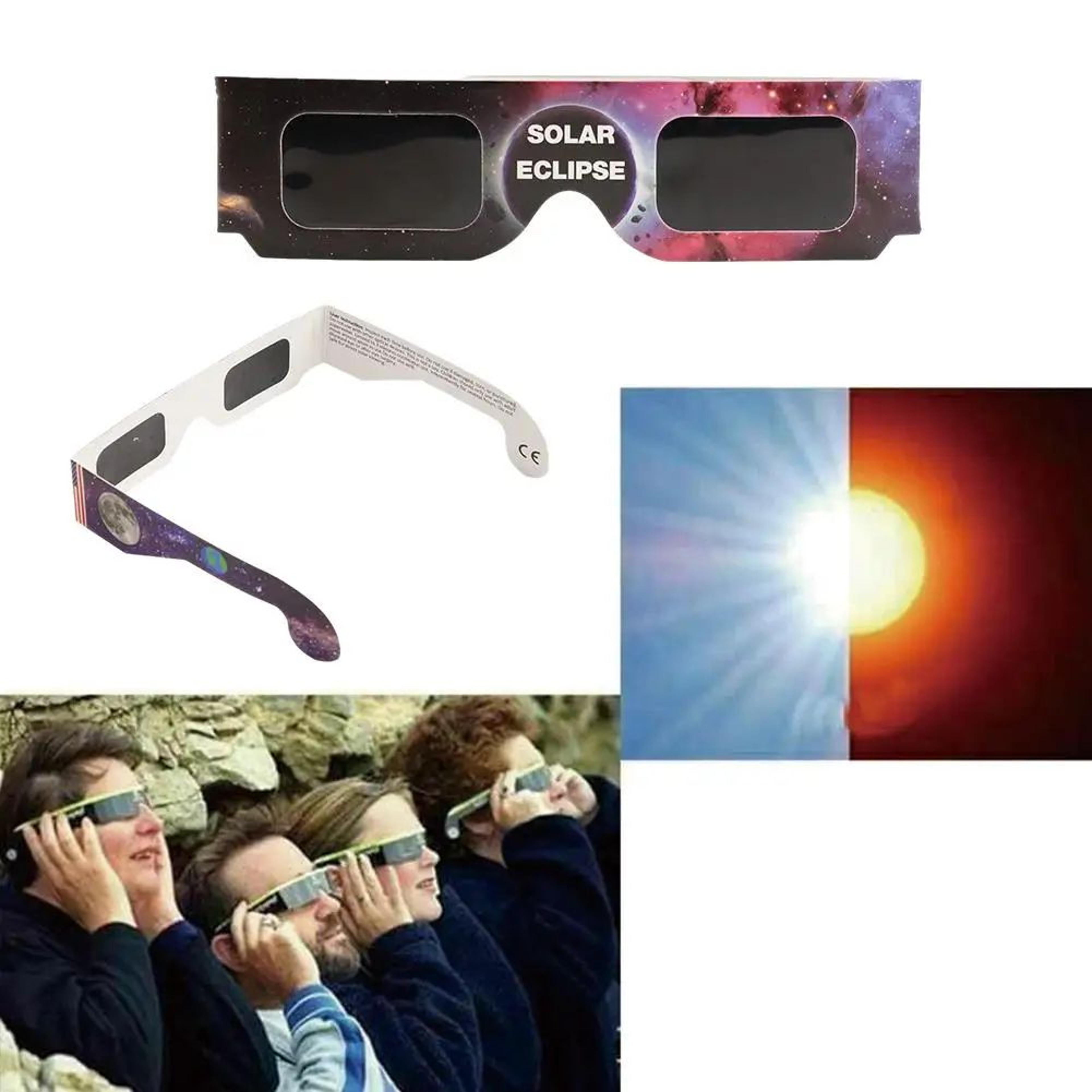 Random Color Solar Eclipse Glasses Paper Viewer  Safe Sun Eclipse Observation Glasses For Total  An 1
