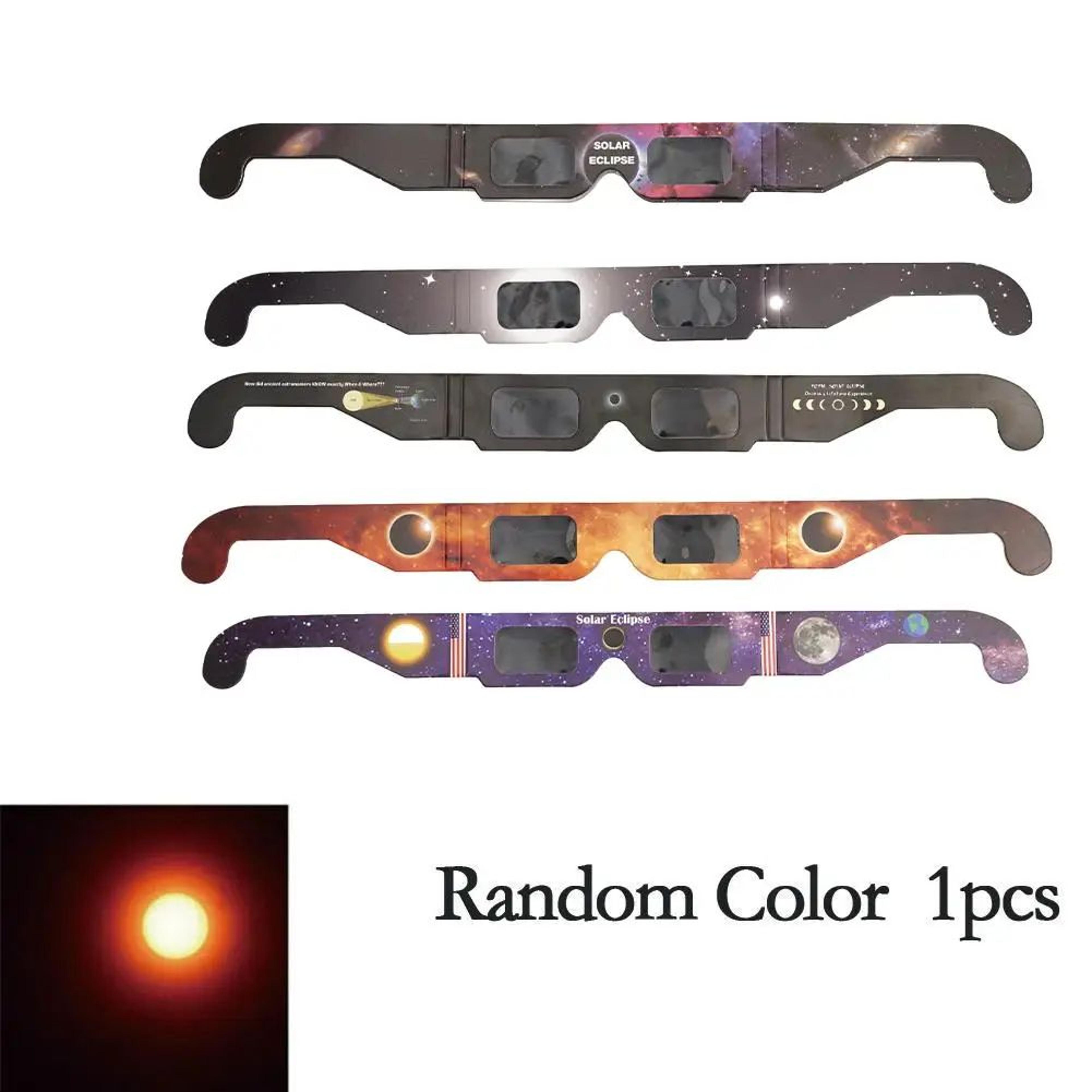 Random Color Solar Eclipse Glasses Paper Viewer  Safe Sun Eclipse Observation Glasses For Total  An 6