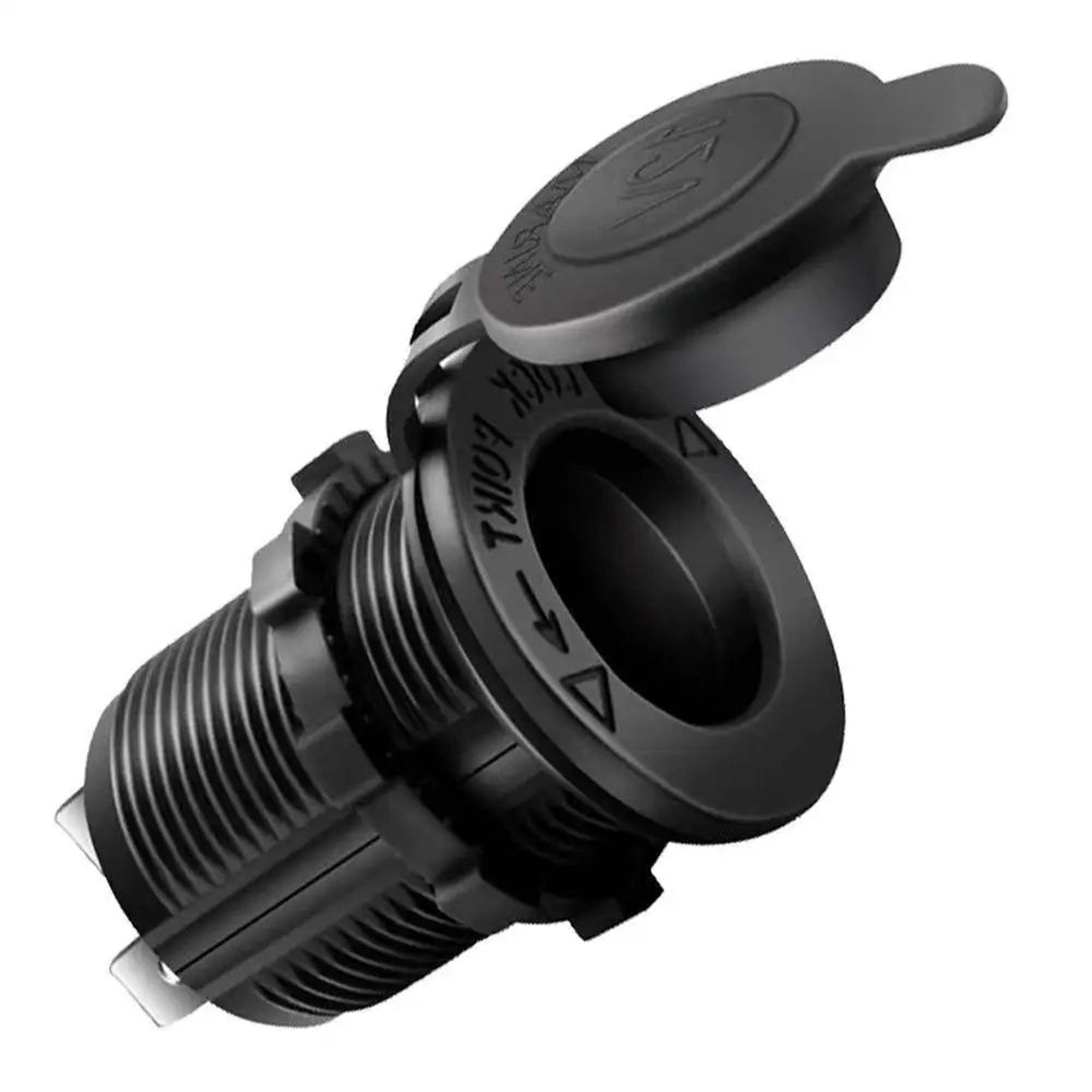 12V Waterproof Cigarette Lighter Socket Plug  Car Marine RV ATV Motorcycle Power Outlet Adapter Dur 20